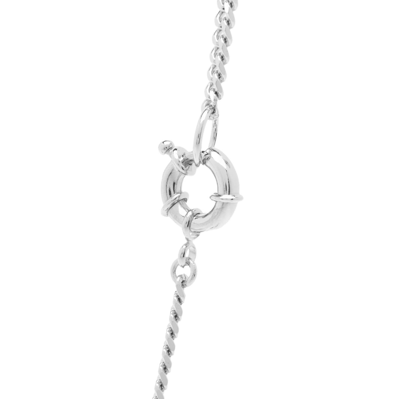 Acne Studios Label Logo Necklace
