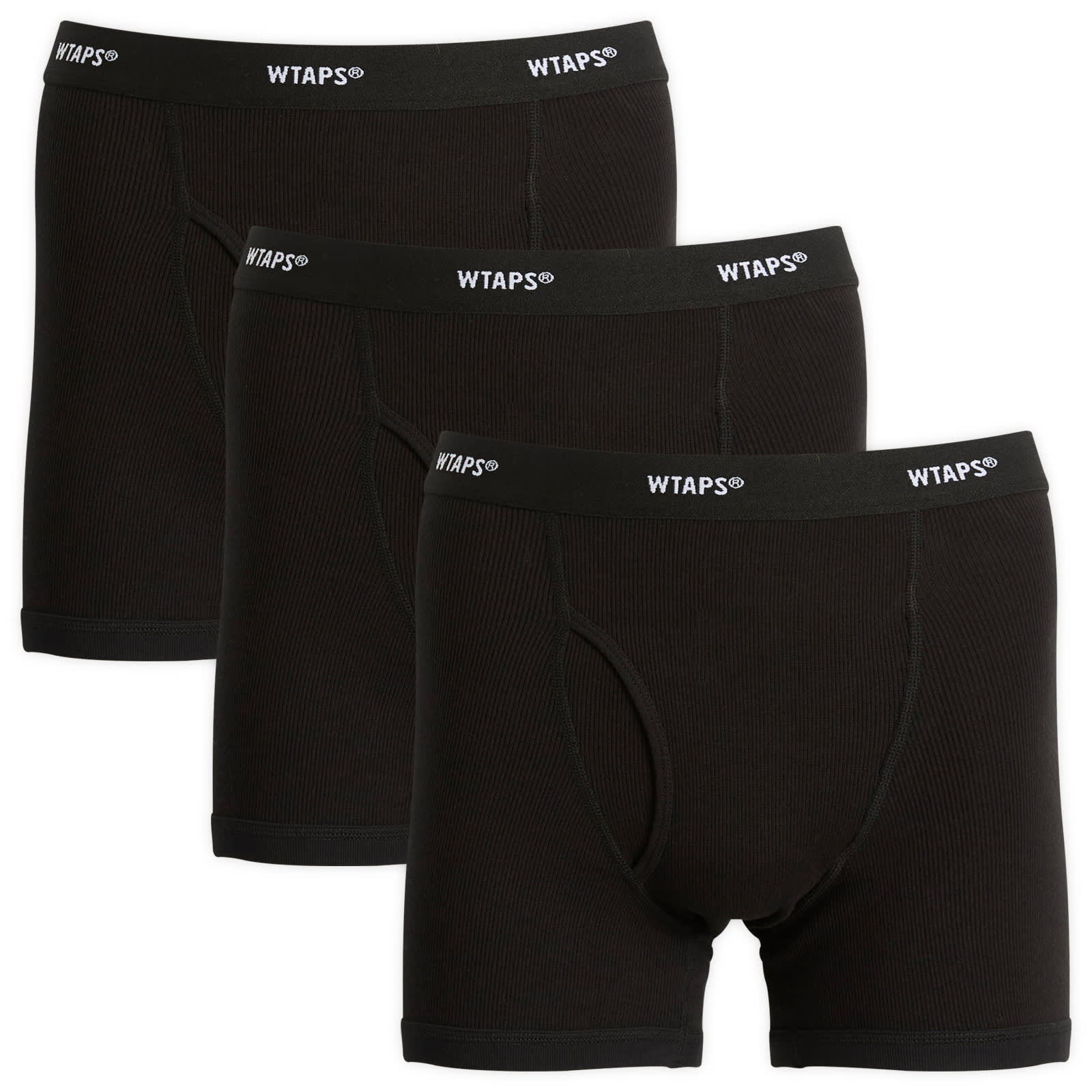 WTAPS Skivvies Boxers - 3 Pack - Black
