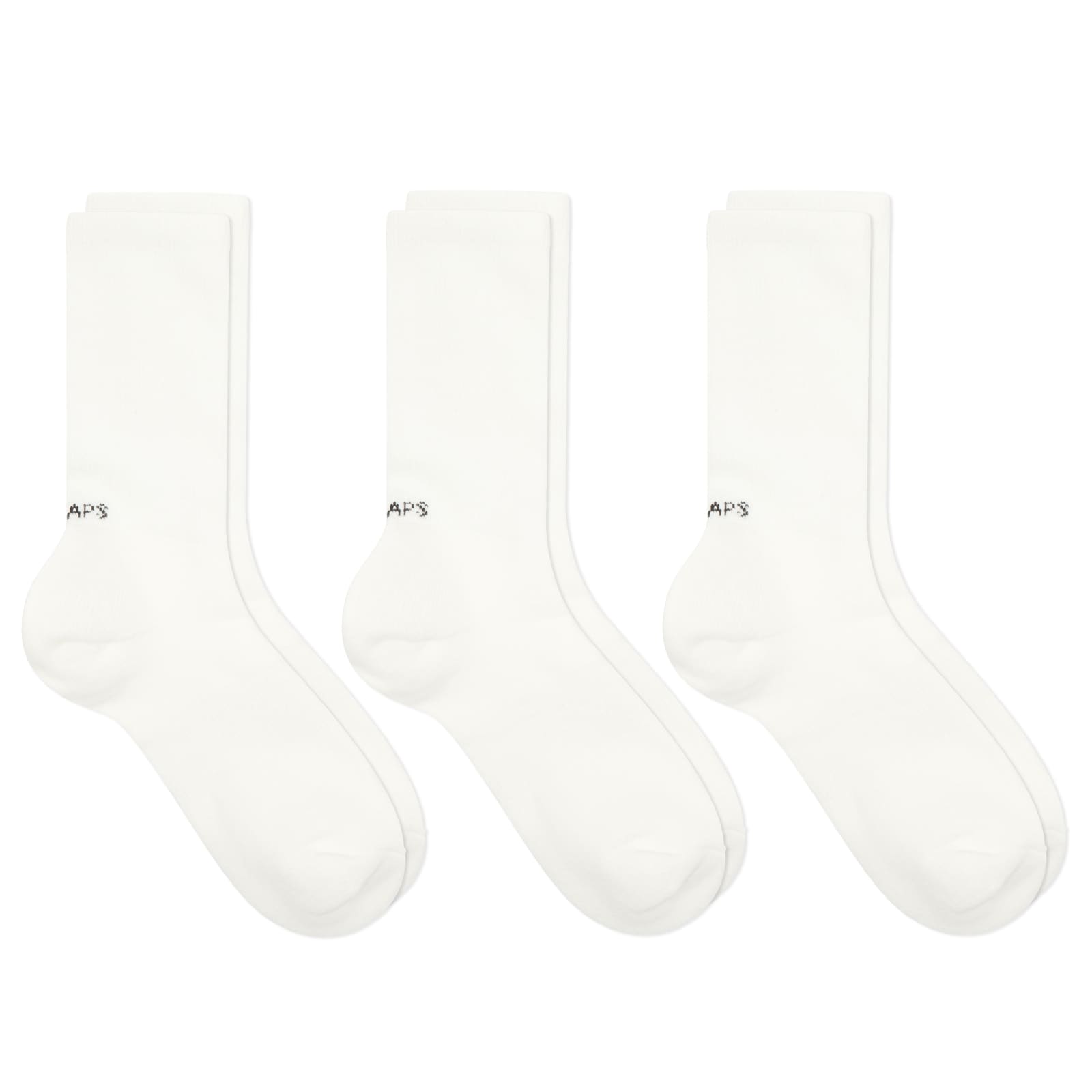 WTAPS Skivvies Socks - 3 Pack - White