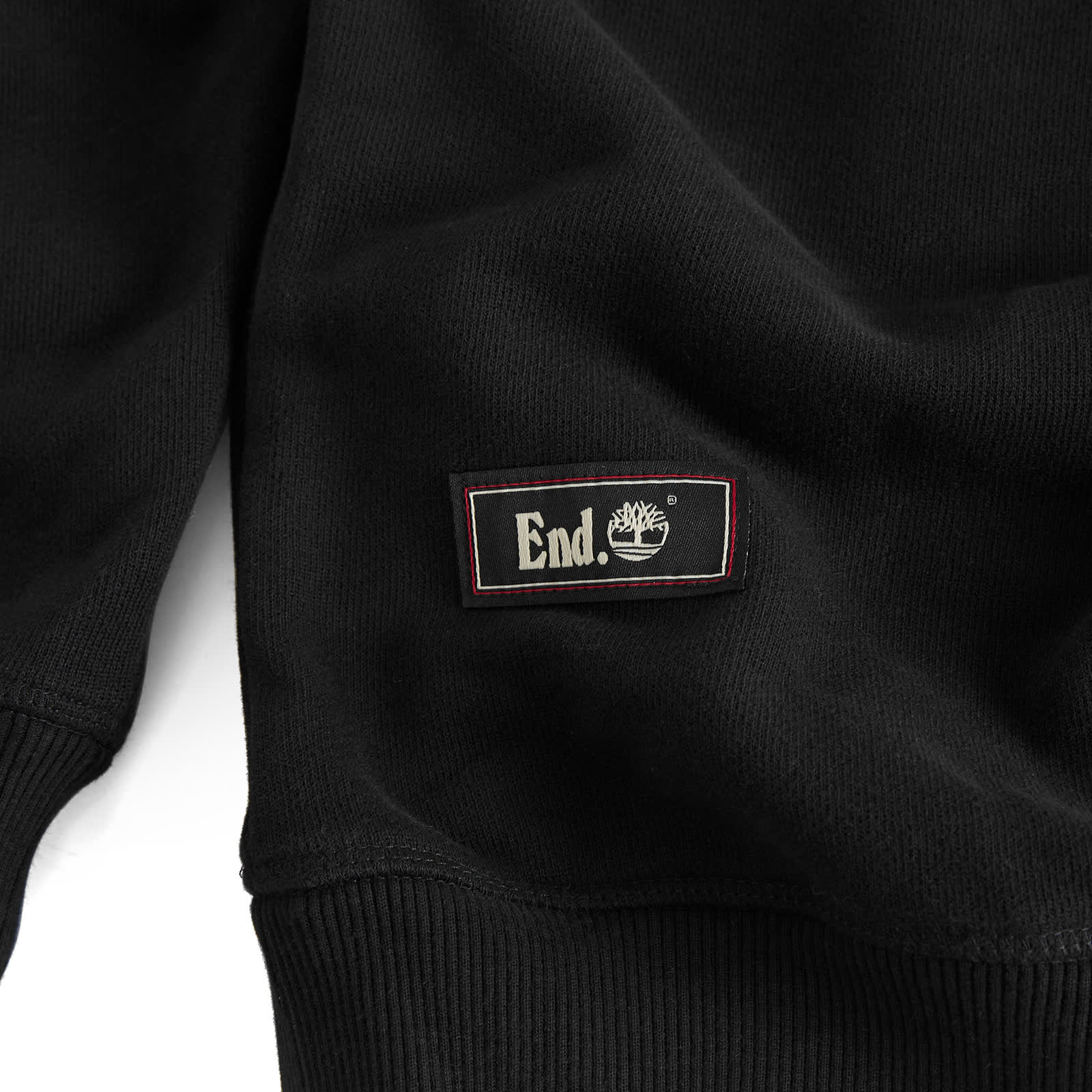 END. x Timberland Logo Hoodie - Black