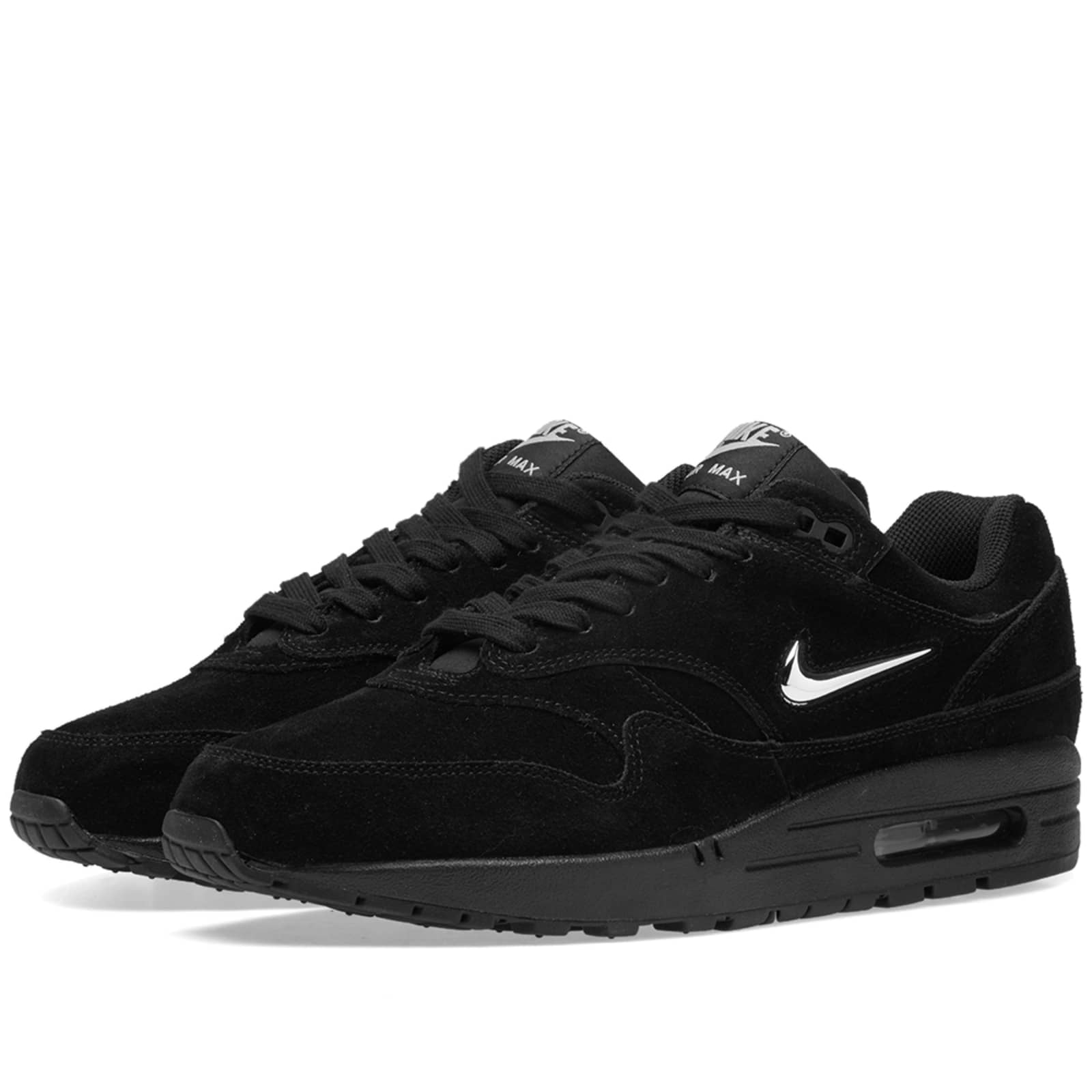 Nike Air Max 1 Premium SC W Black, Metallic Silver & Grey END.