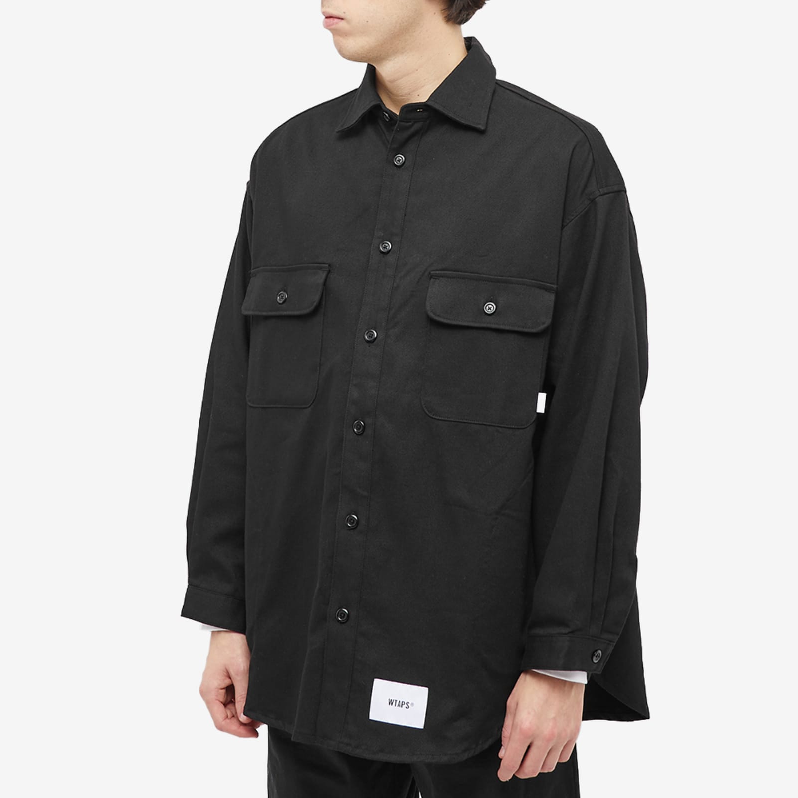 WTAPS WCPO 02 Cotton Twill Shirt - Black