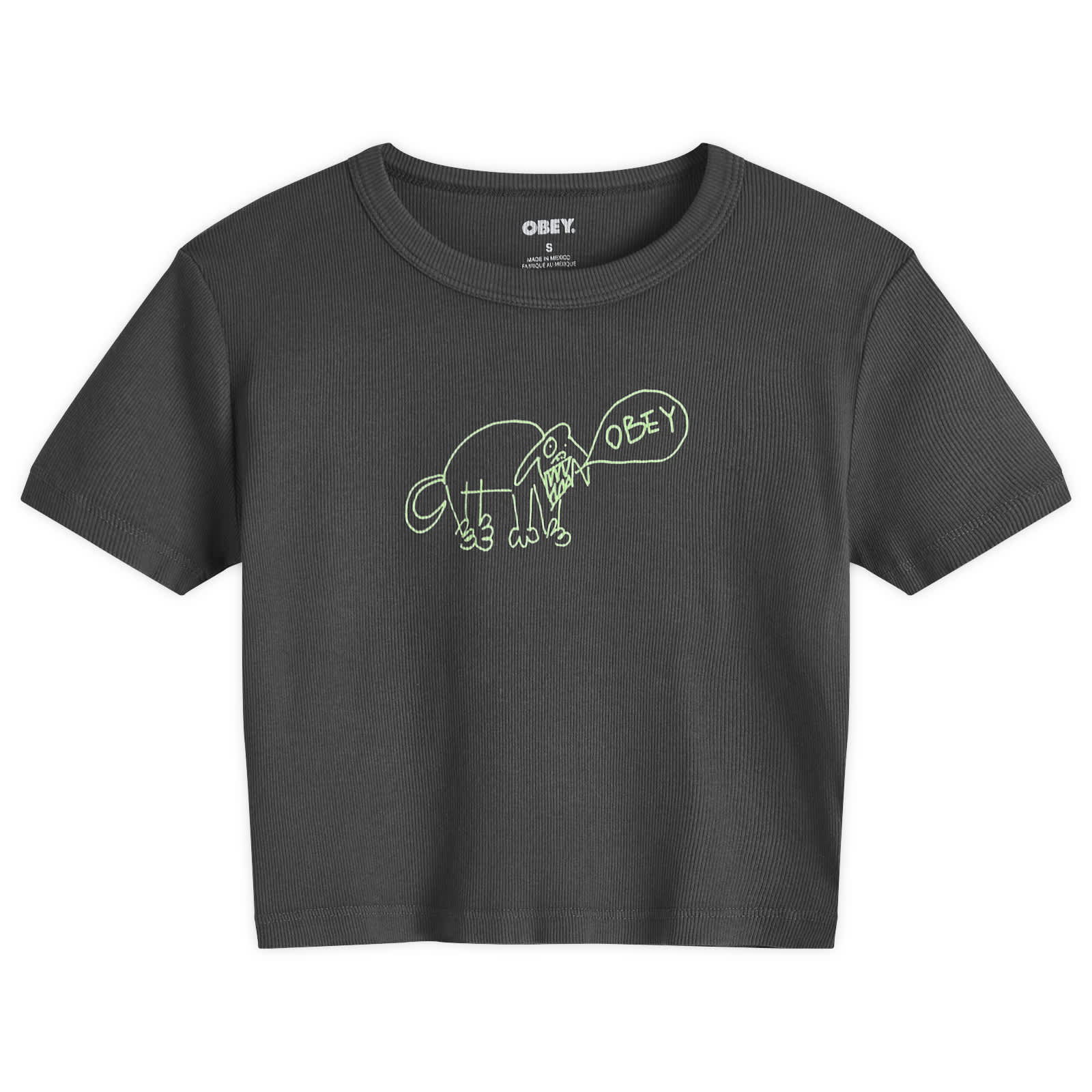 Obey Angry Dog T-Shirt - Black