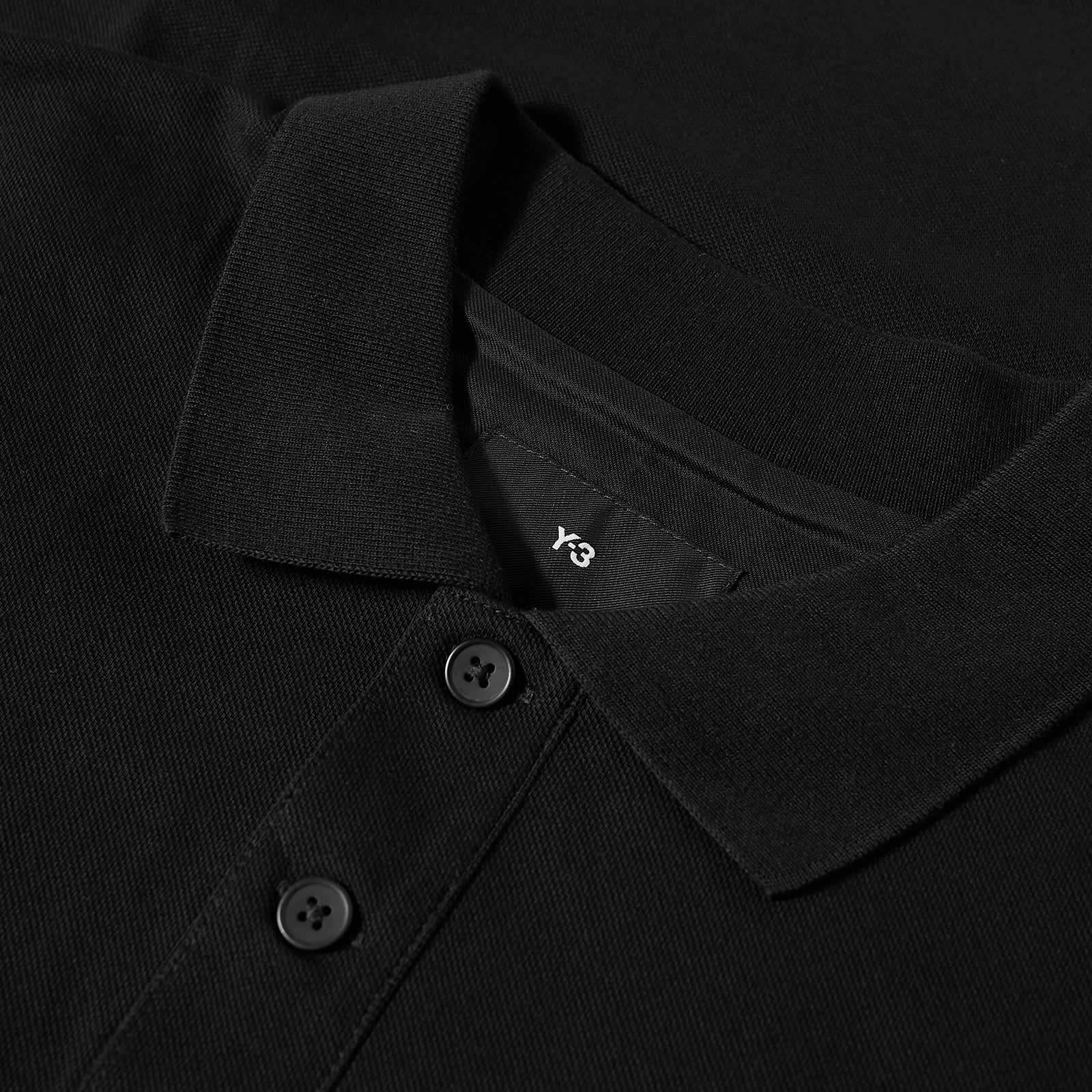 Y-3 Short Sleeve Polo Shirt - Black