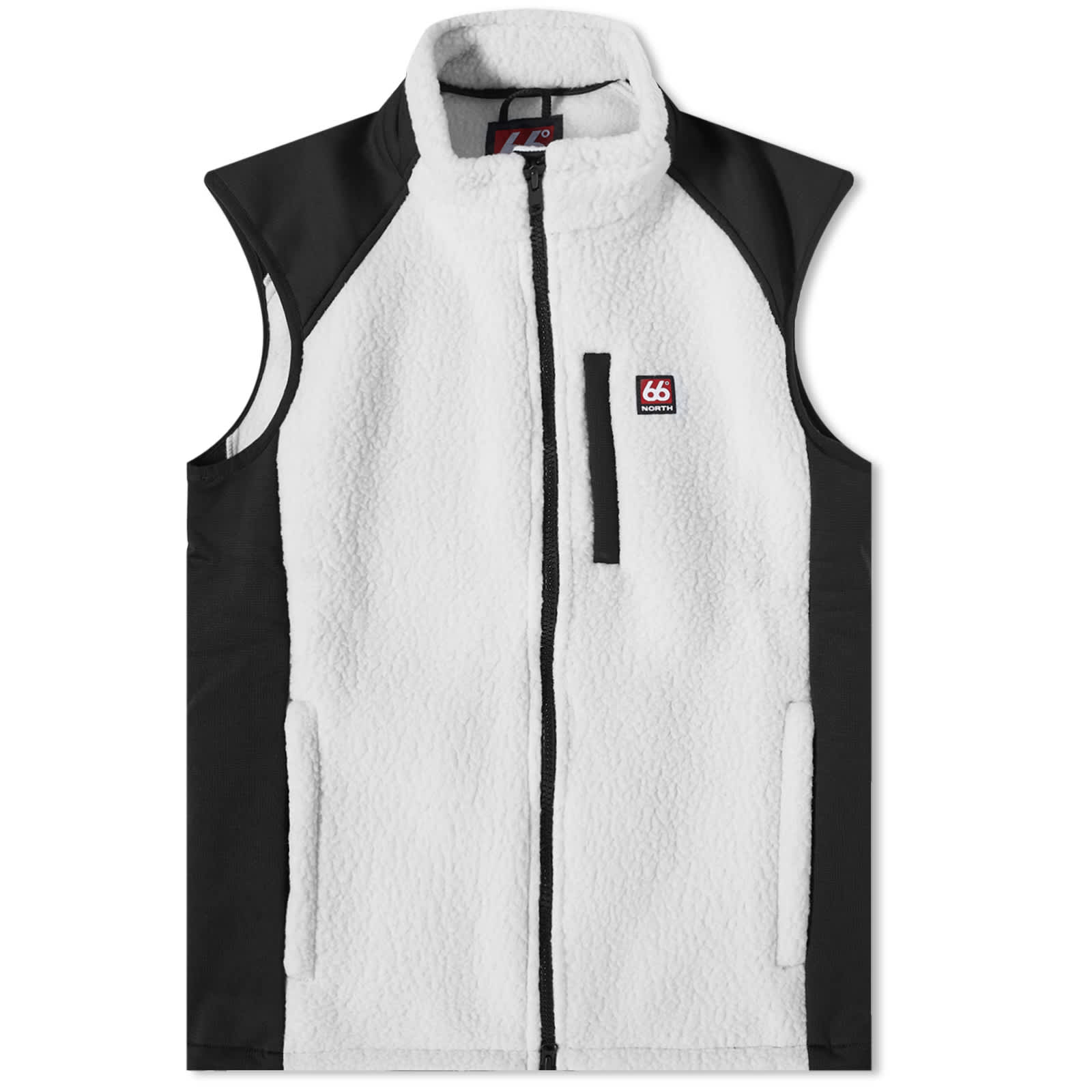 66° North Tindur Shearling Vest Grey Dawn END.