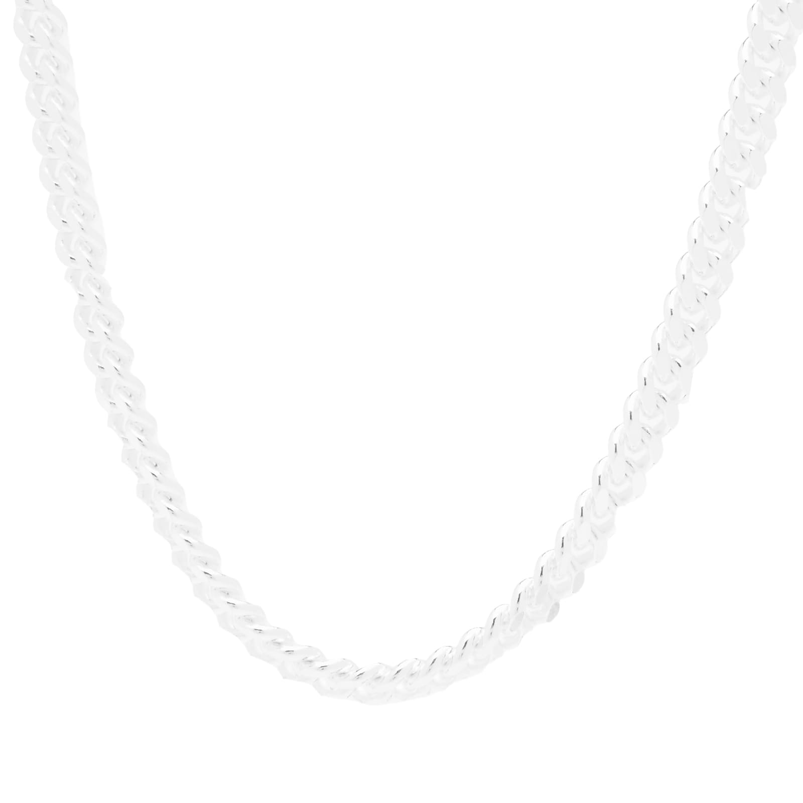 Silver mini cuban chain clearance