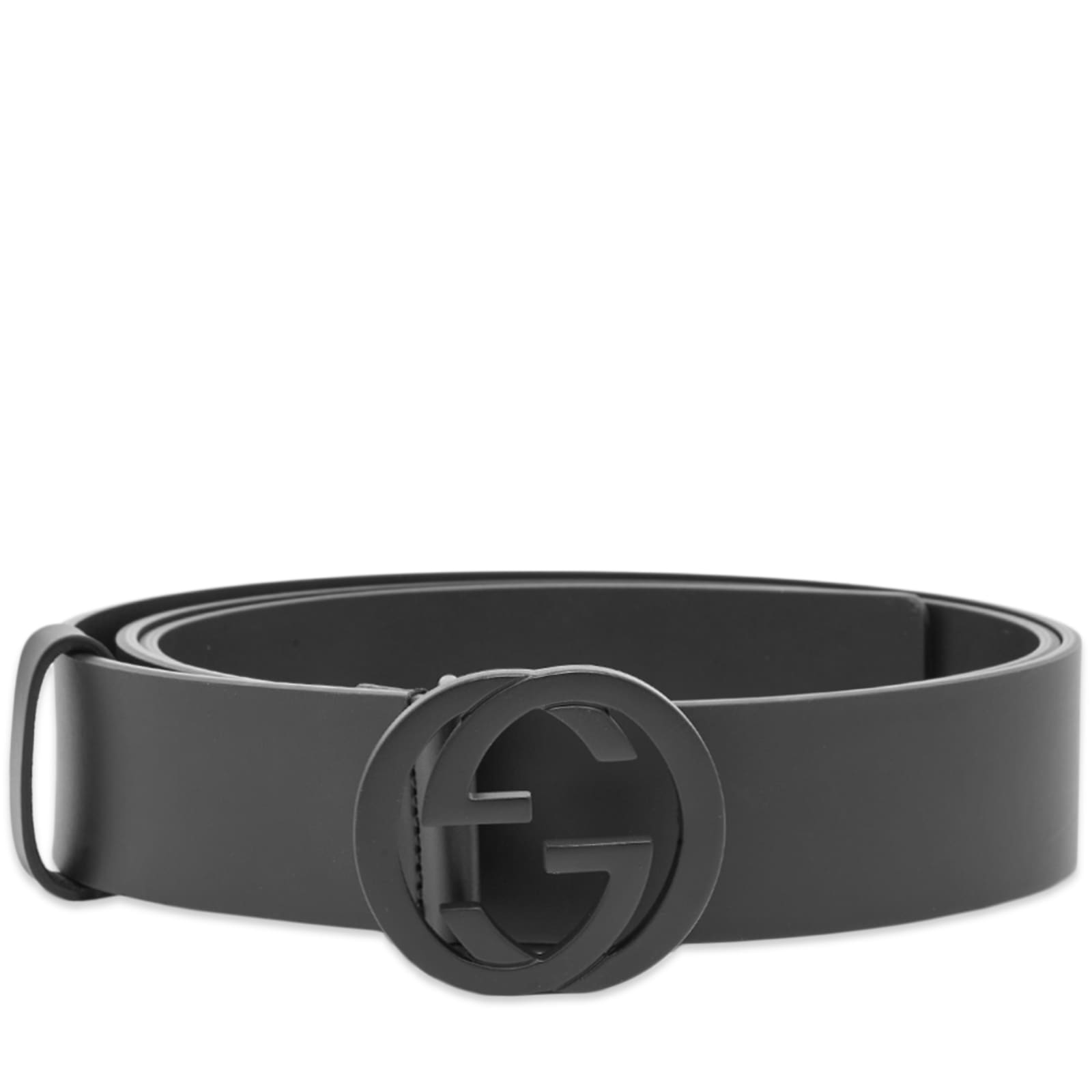 Gucci GG Interlock Belt Black END. (Europe)