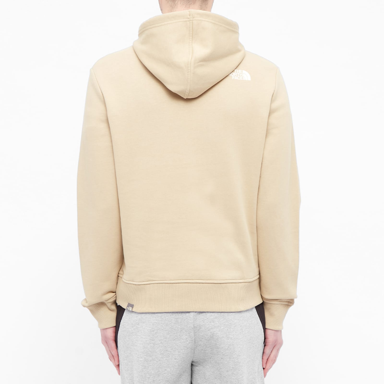 The north face beige hoodie clearance