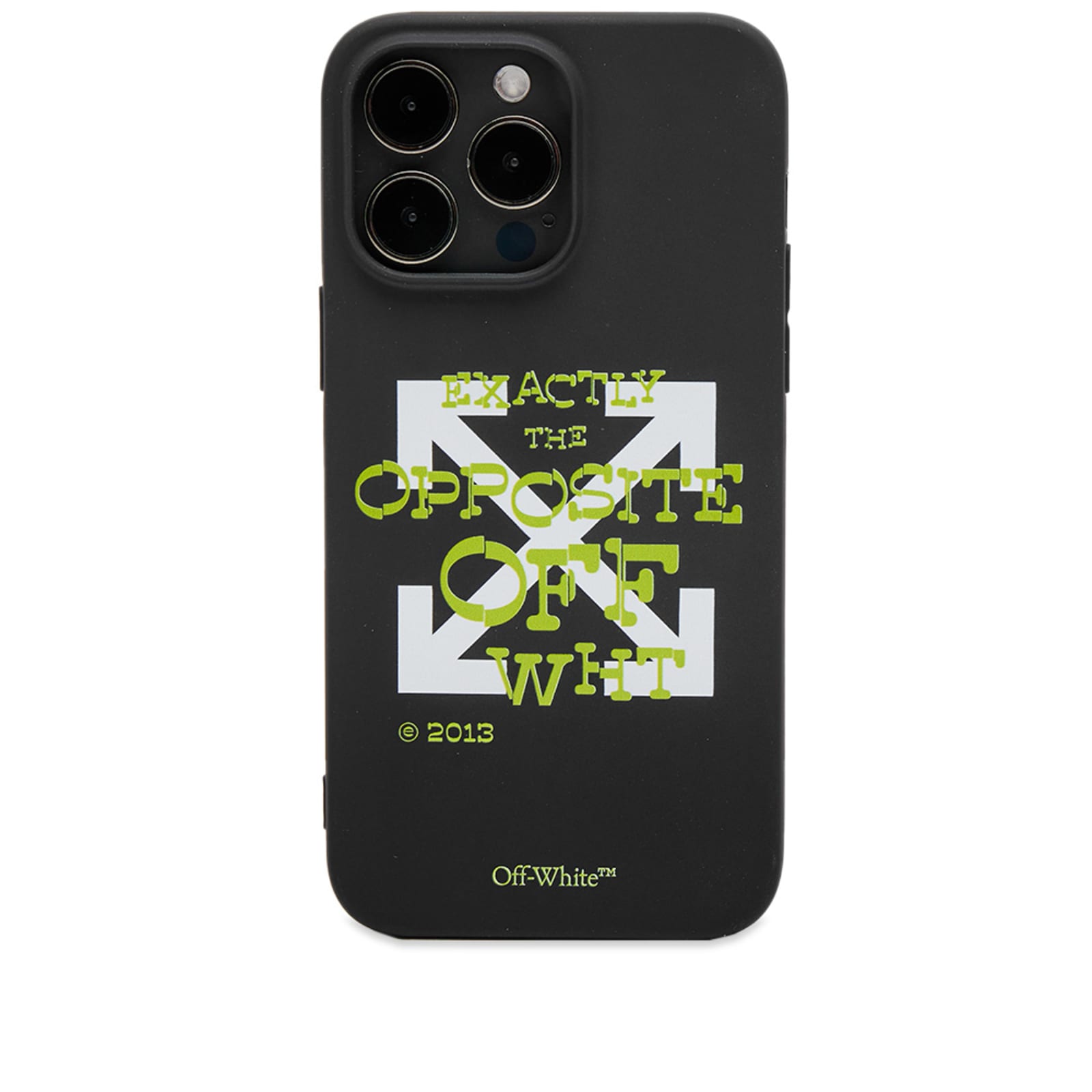OffWhite The Opposite Arrow Iphone 14 Pro Max Case Black END.
