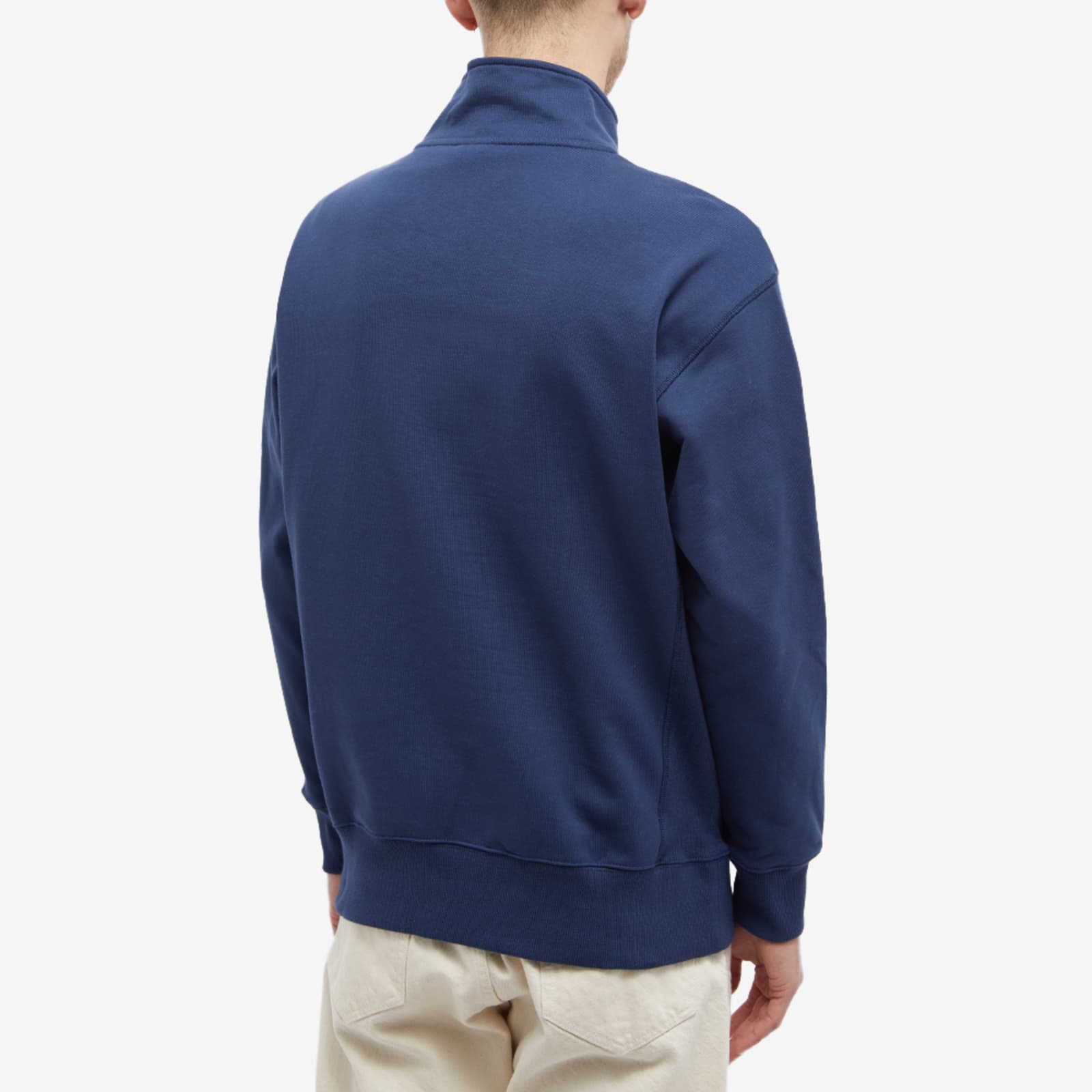 New Balance NB Athletics 90's 1/4 Zip Mock Sweat Navy END.