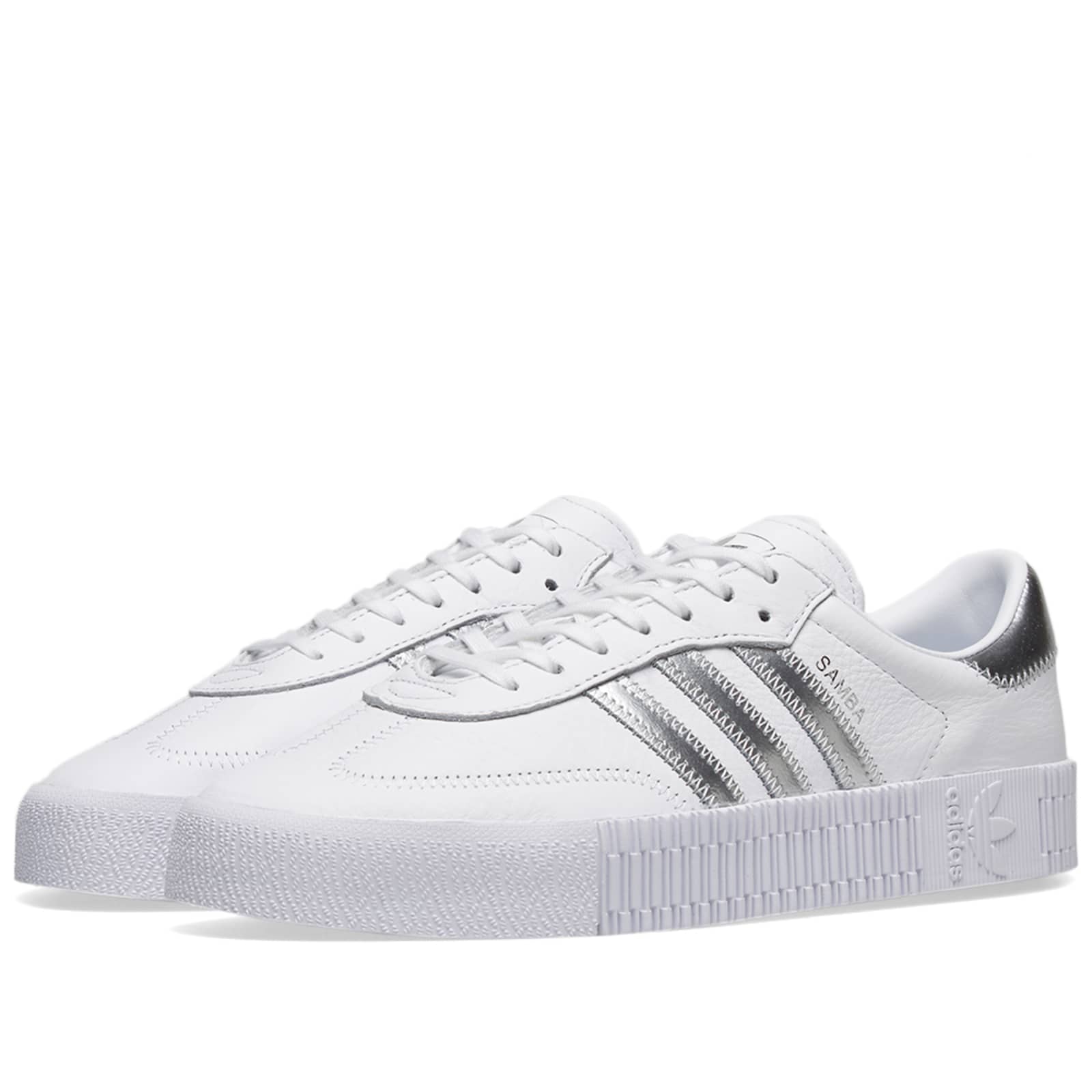 adidas sambarose silver