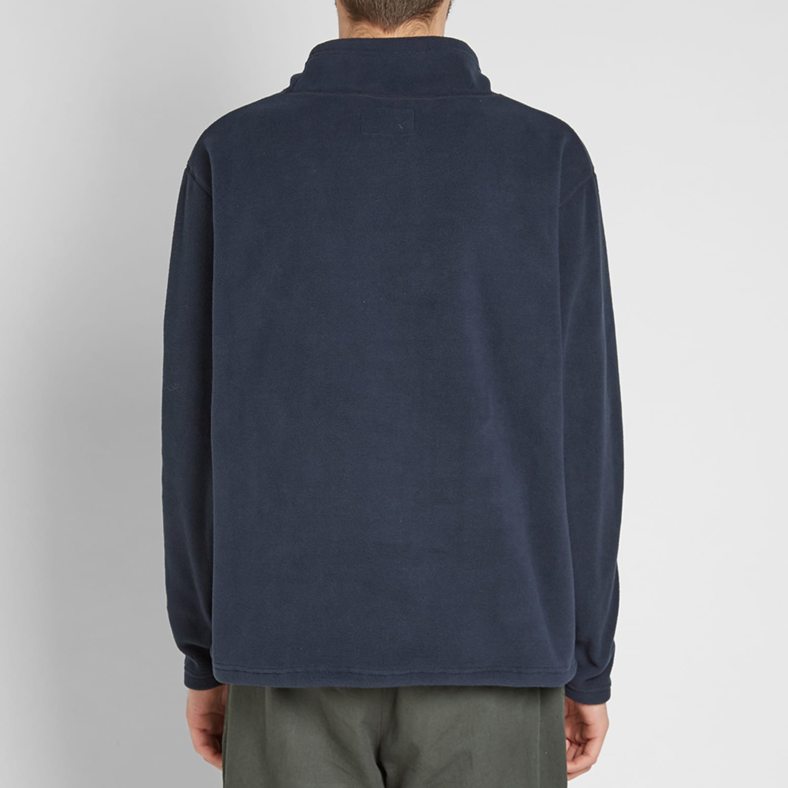 Adsum Flop Neck Fleece Sweat Navy END.