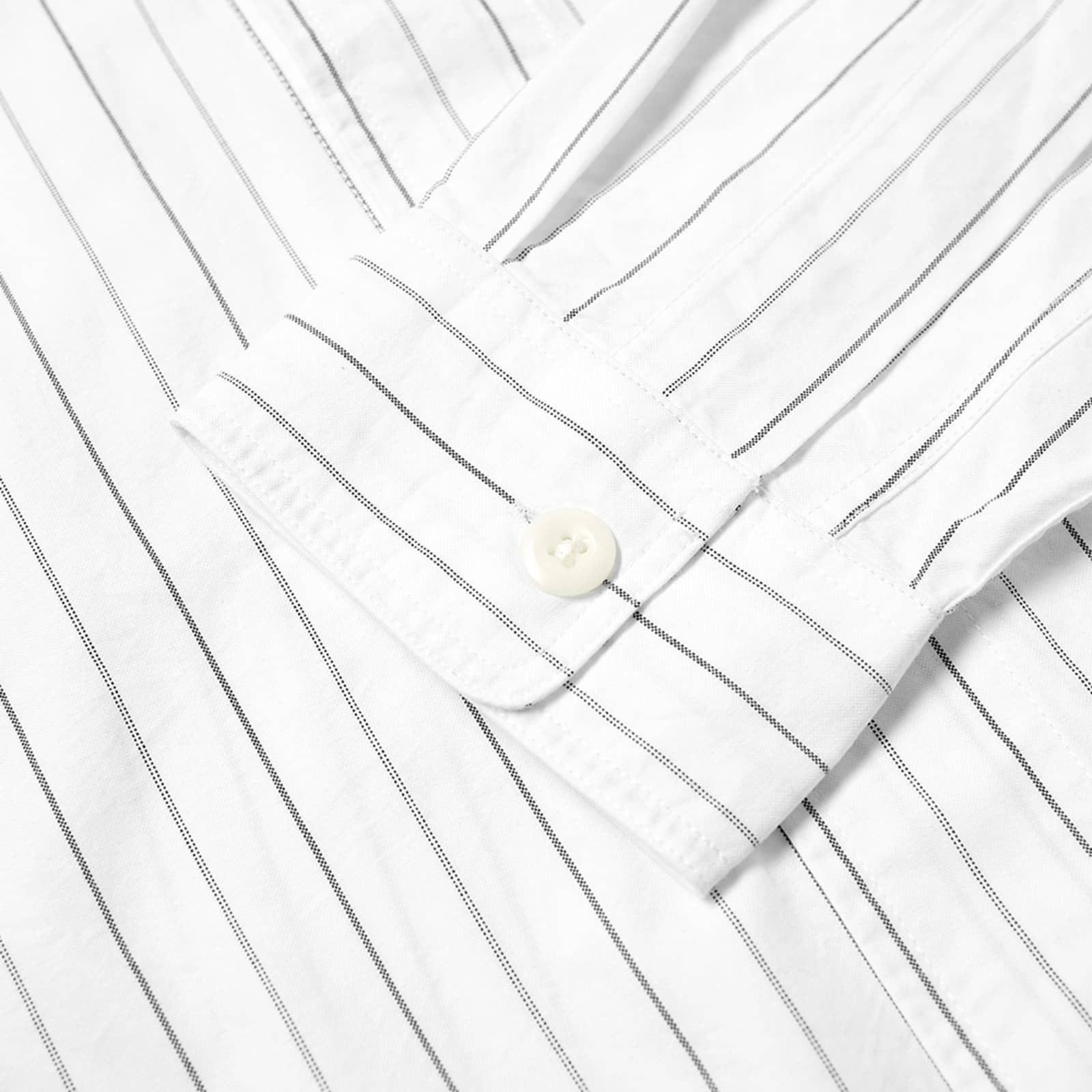 MHL. by Margaret Howell Oversized Work Shirt White & Black | END. (TW)
