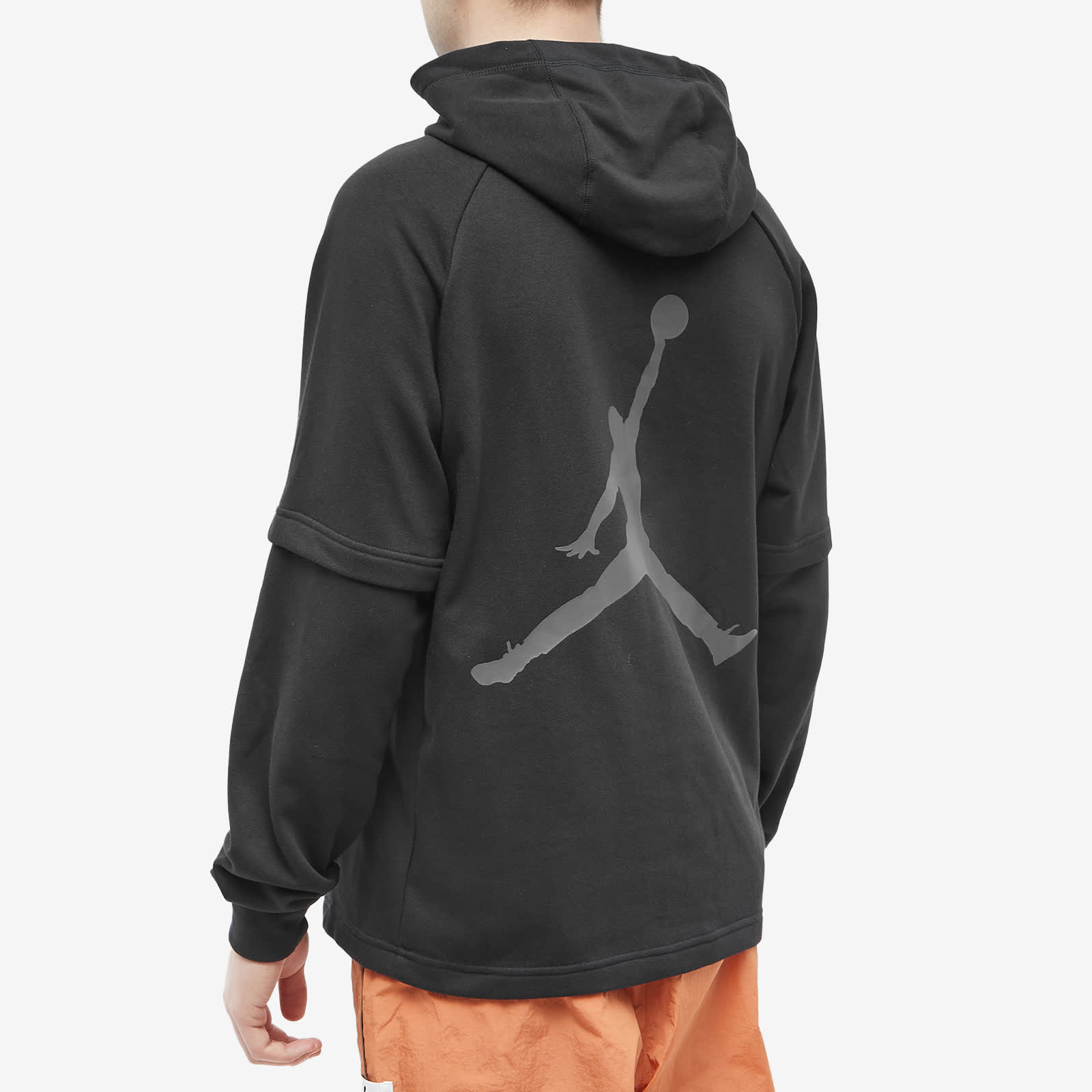 Sort Pullover Air Jordan Sport Pullover Hoodie Black & Black | END. (US)