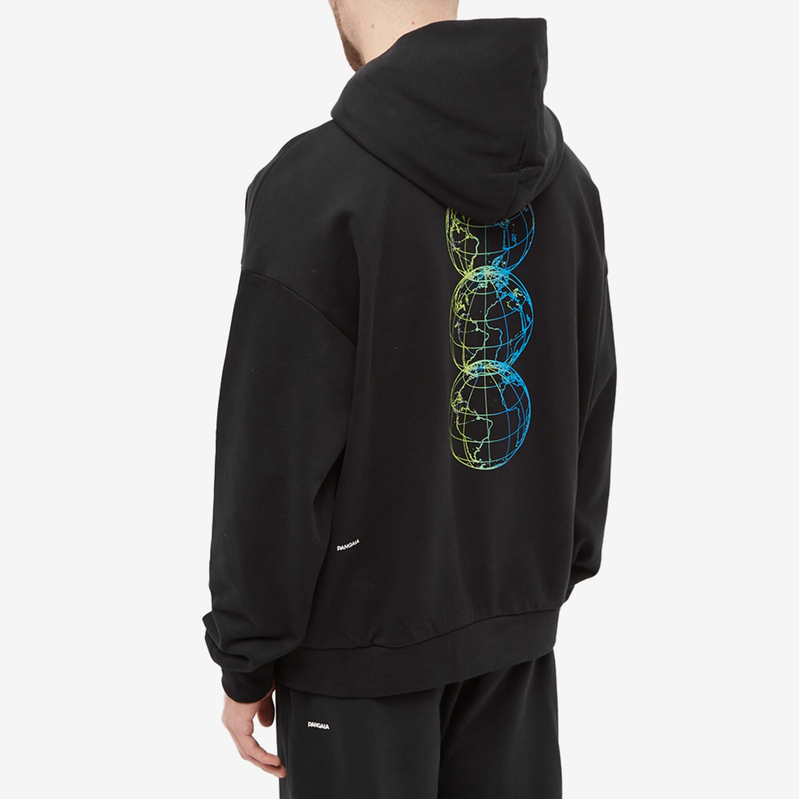 Pangaia 3 Earth Graphic Hoodie - Black