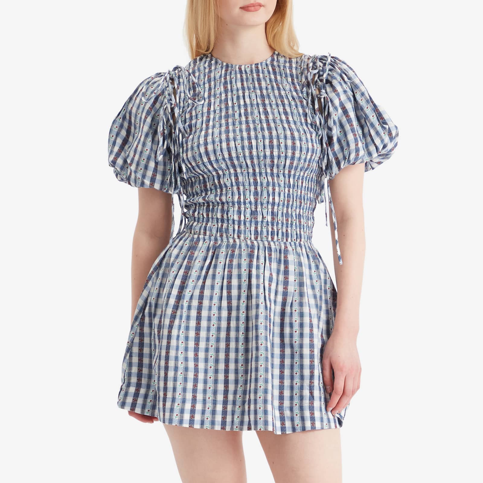 Damson Madder Becca Bubble Mini Dress