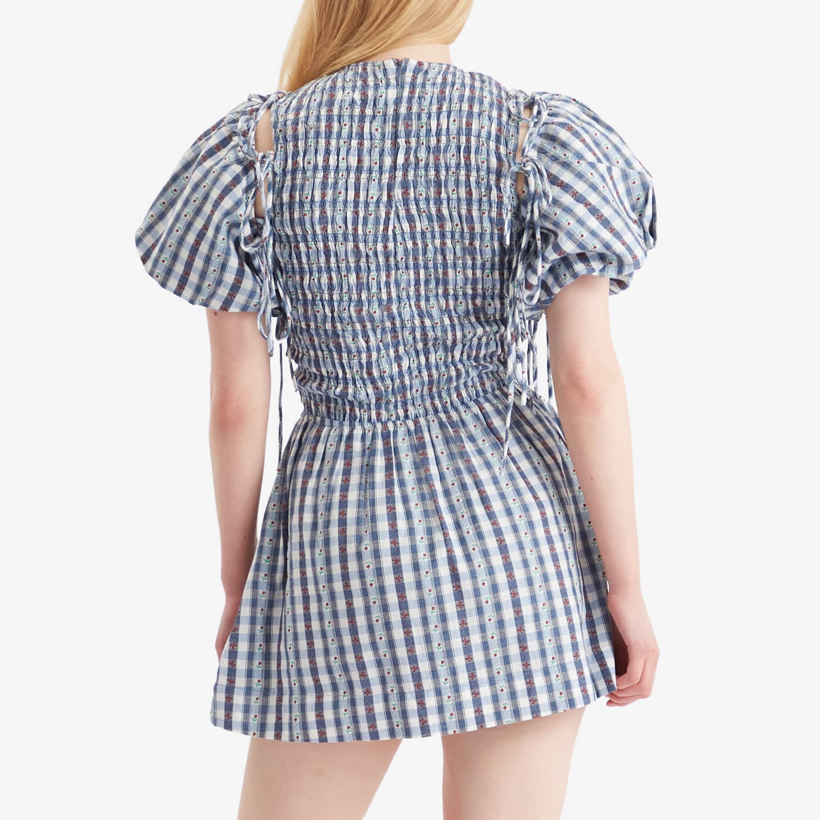 Damson Madder Becca Bubble Mini Dress