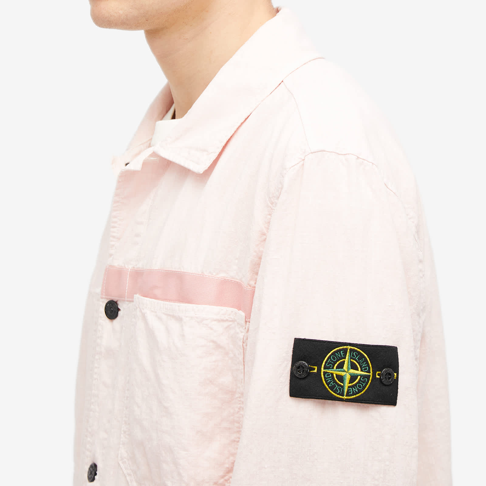 Stone Island Lini Nylon Tela-TC Jacket - Pink