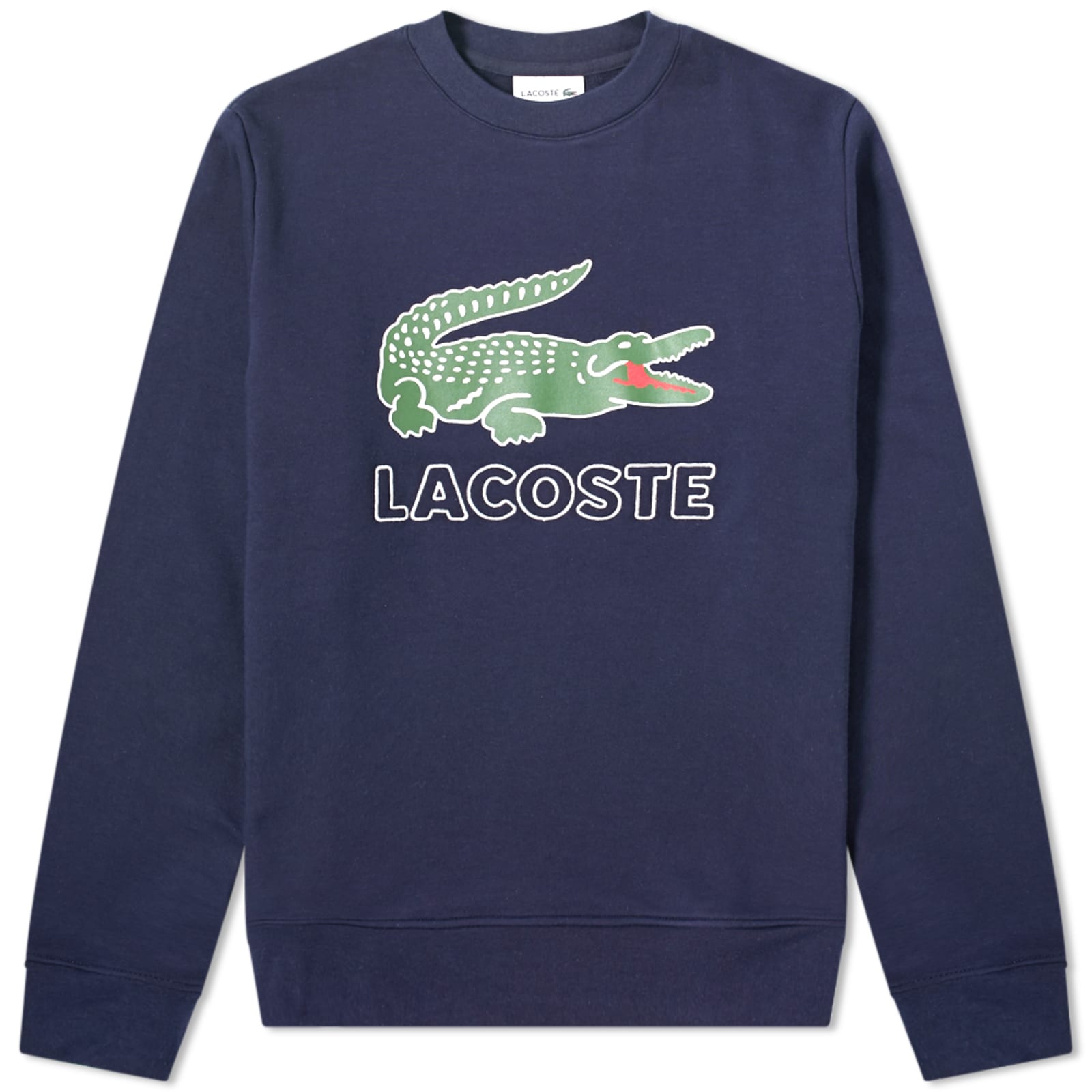 Lacoste Big Croc Logo Sweat Navy END.