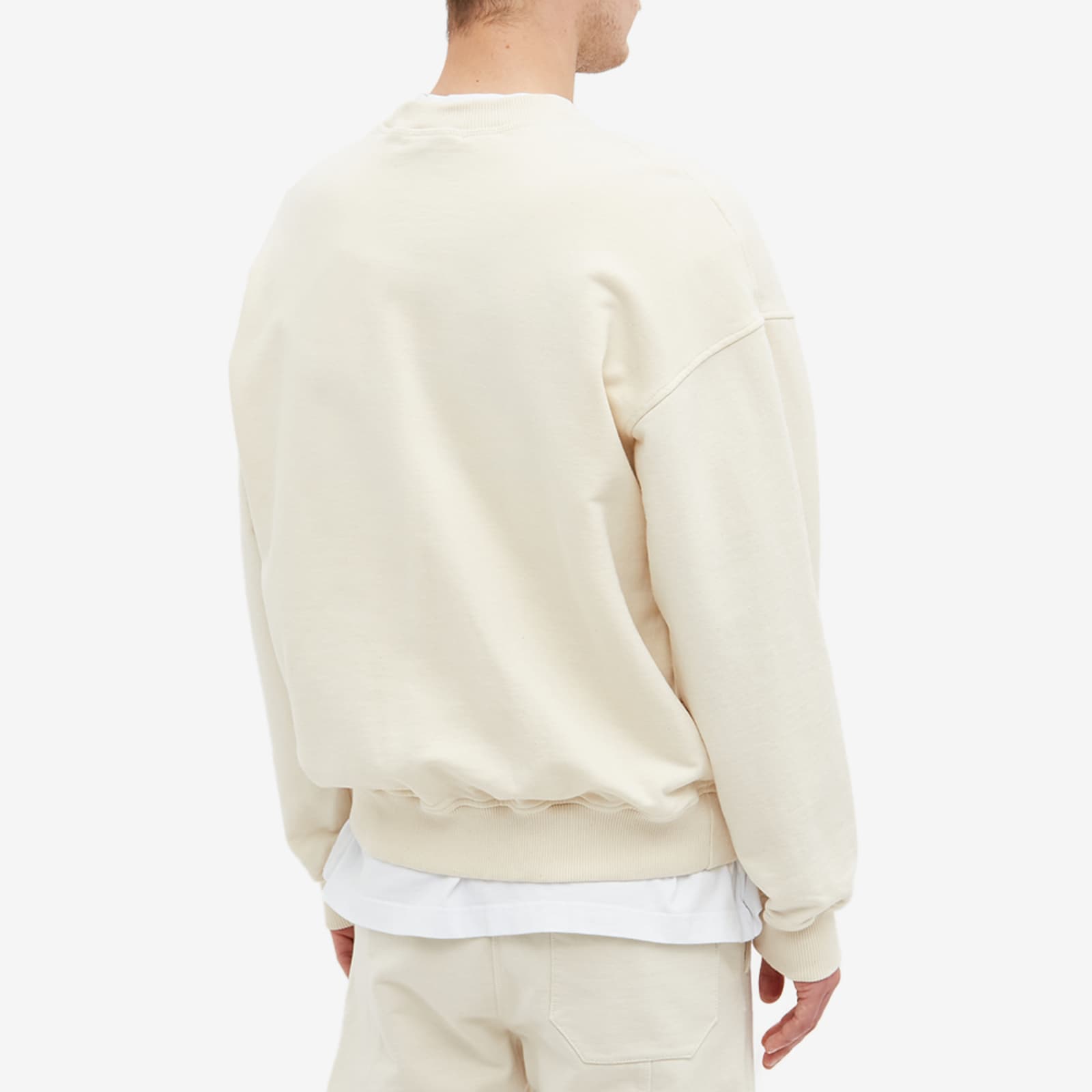 Cole Buxton Warm Up Crew Sweat - Natural