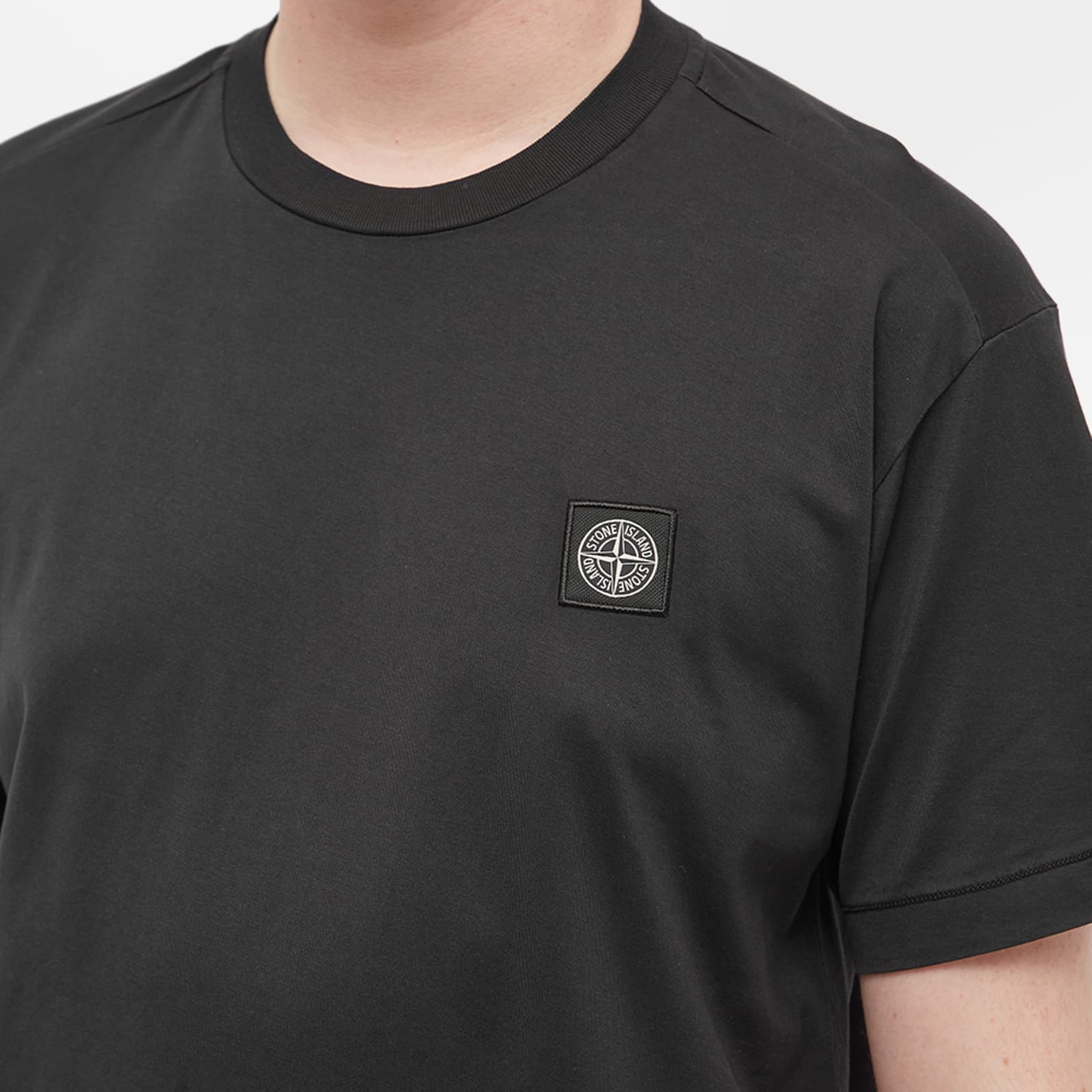 Stone Island Patch TShirt Black END.