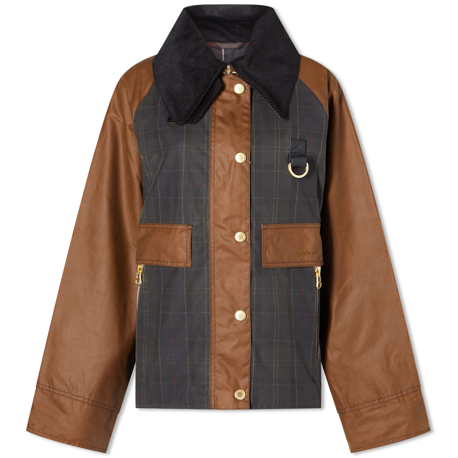 Barbour Premium Cotton Wax Jacket Tan & Dark Classic END. (GB)