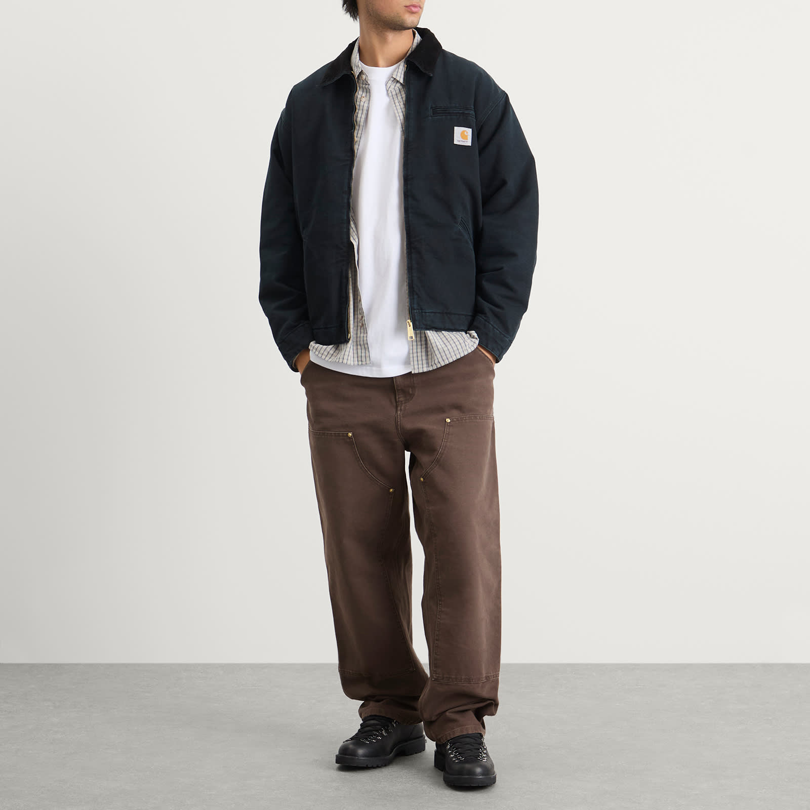 Carhartt WIP Double Knee Pants - Tobacco Stone Canvas