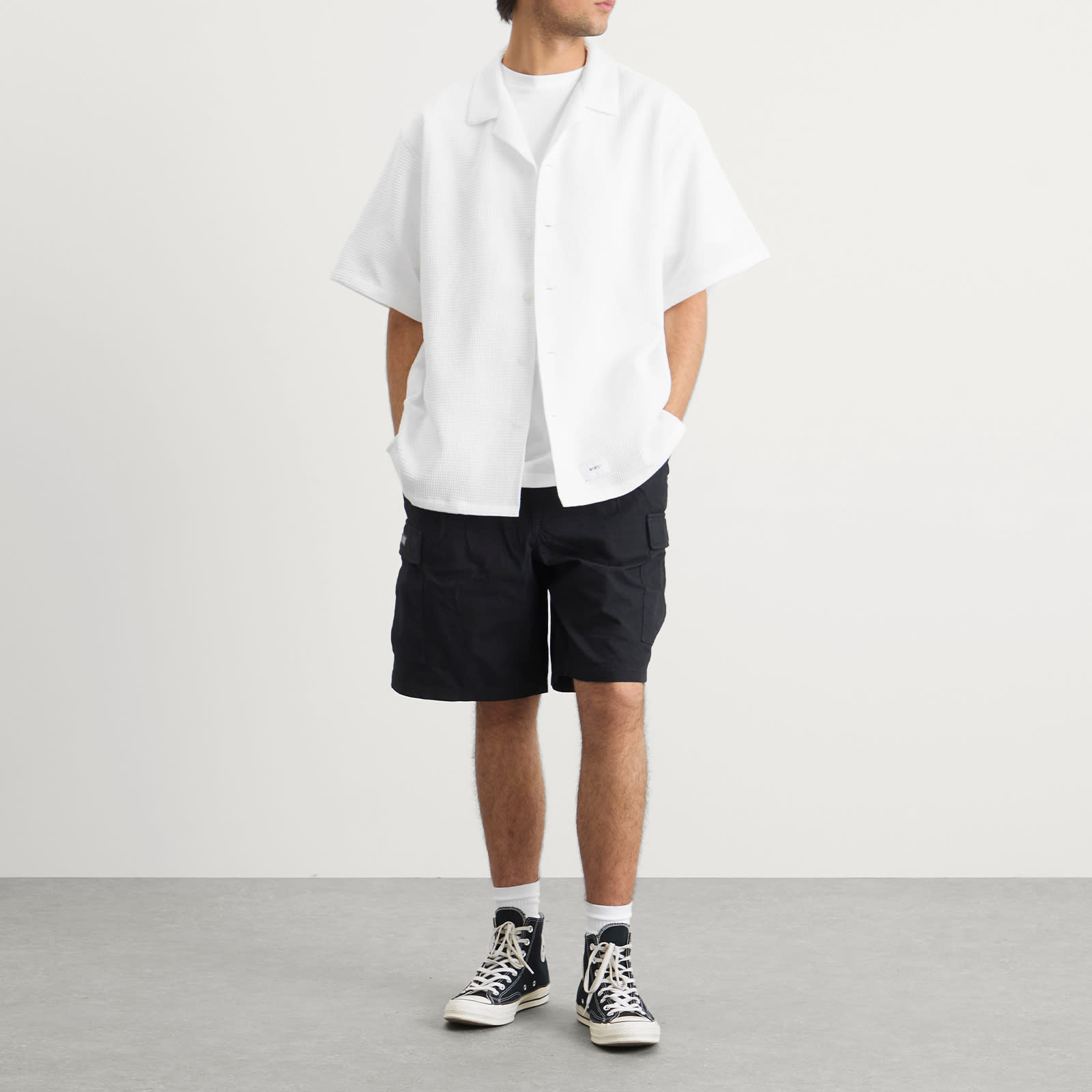 WTAPS Cotton Ripstop Vacation Shirt - White