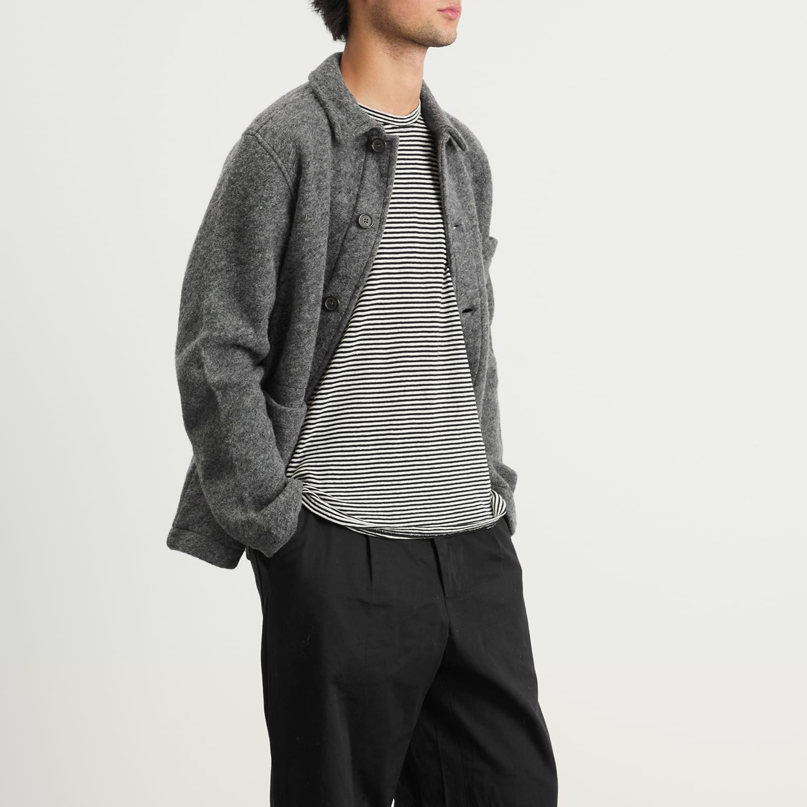 Universal Works Wool Fleece Field Jacket