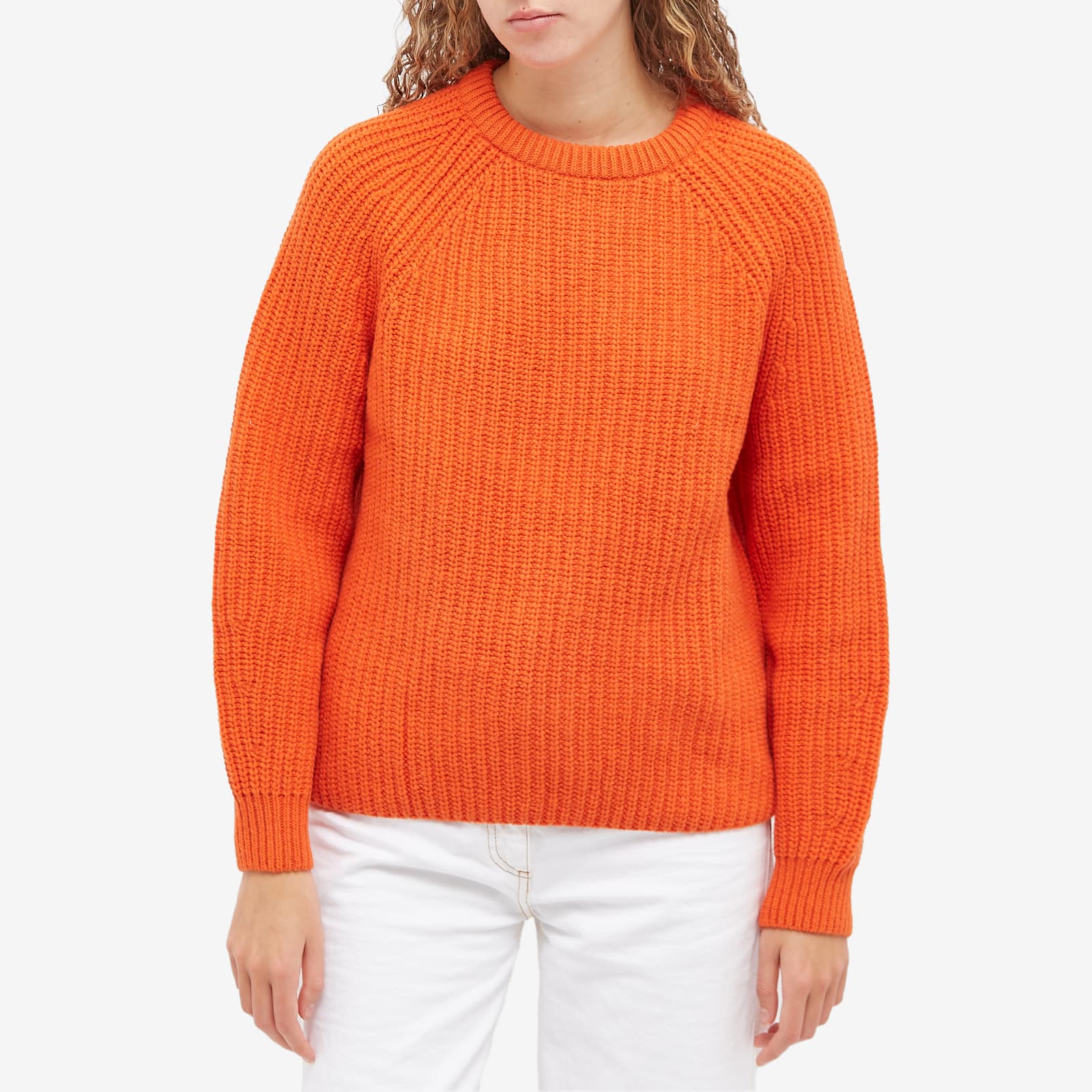 Barbour Hartley Knitted Jumper Pumpkin END.