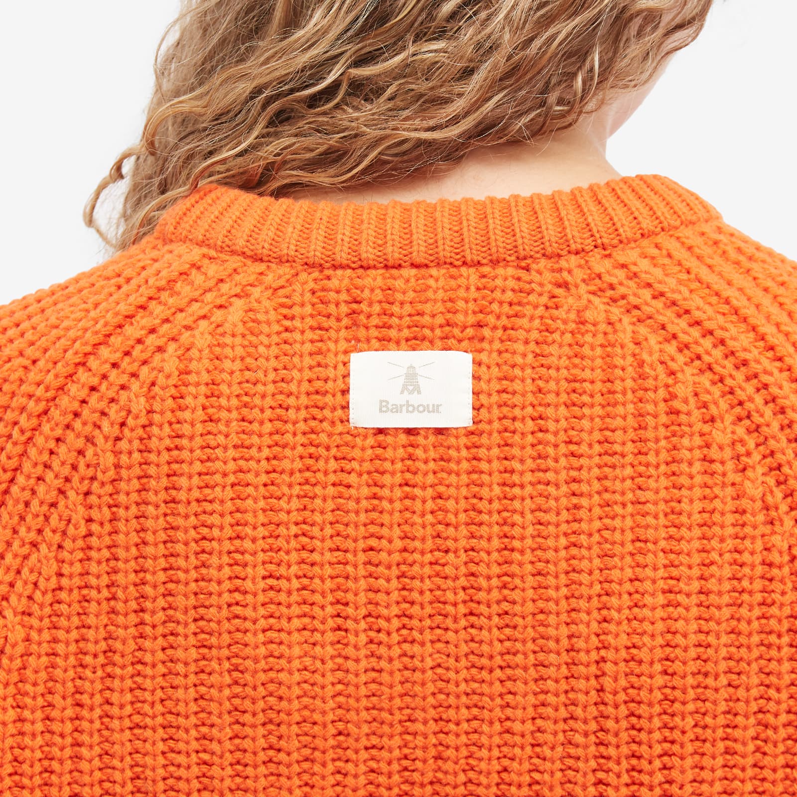 Barbour Hartley Knitted Jumper Pumpkin END.