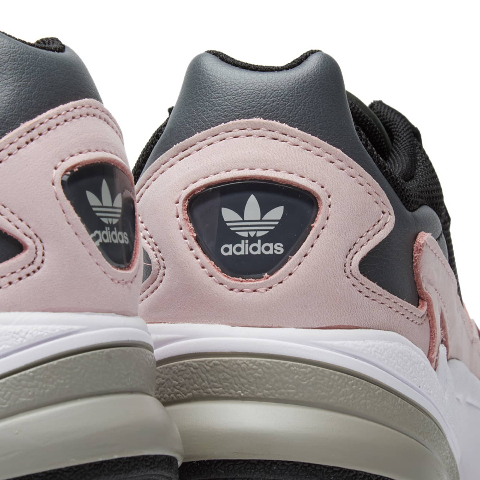 adidas falcon black and pink
