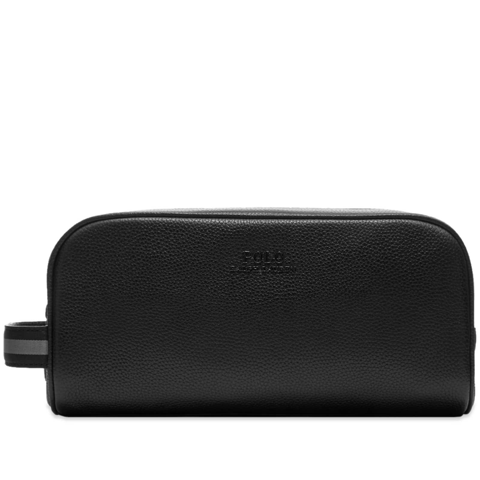 Polo Ralph Lauren Leather Wash Bag Black END. (Global)
