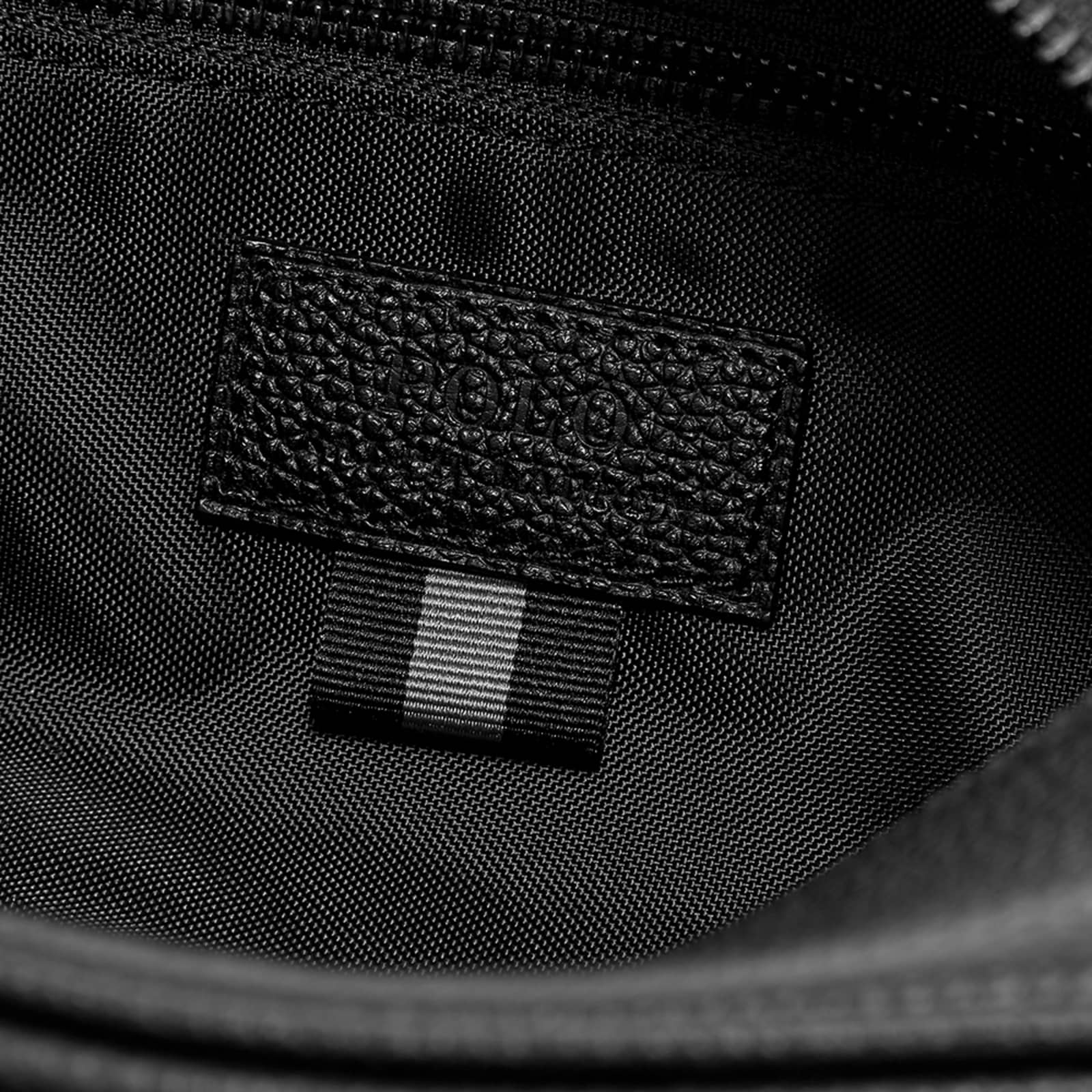 Polo Ralph Lauren Leather Wash Bag Black END. (US)