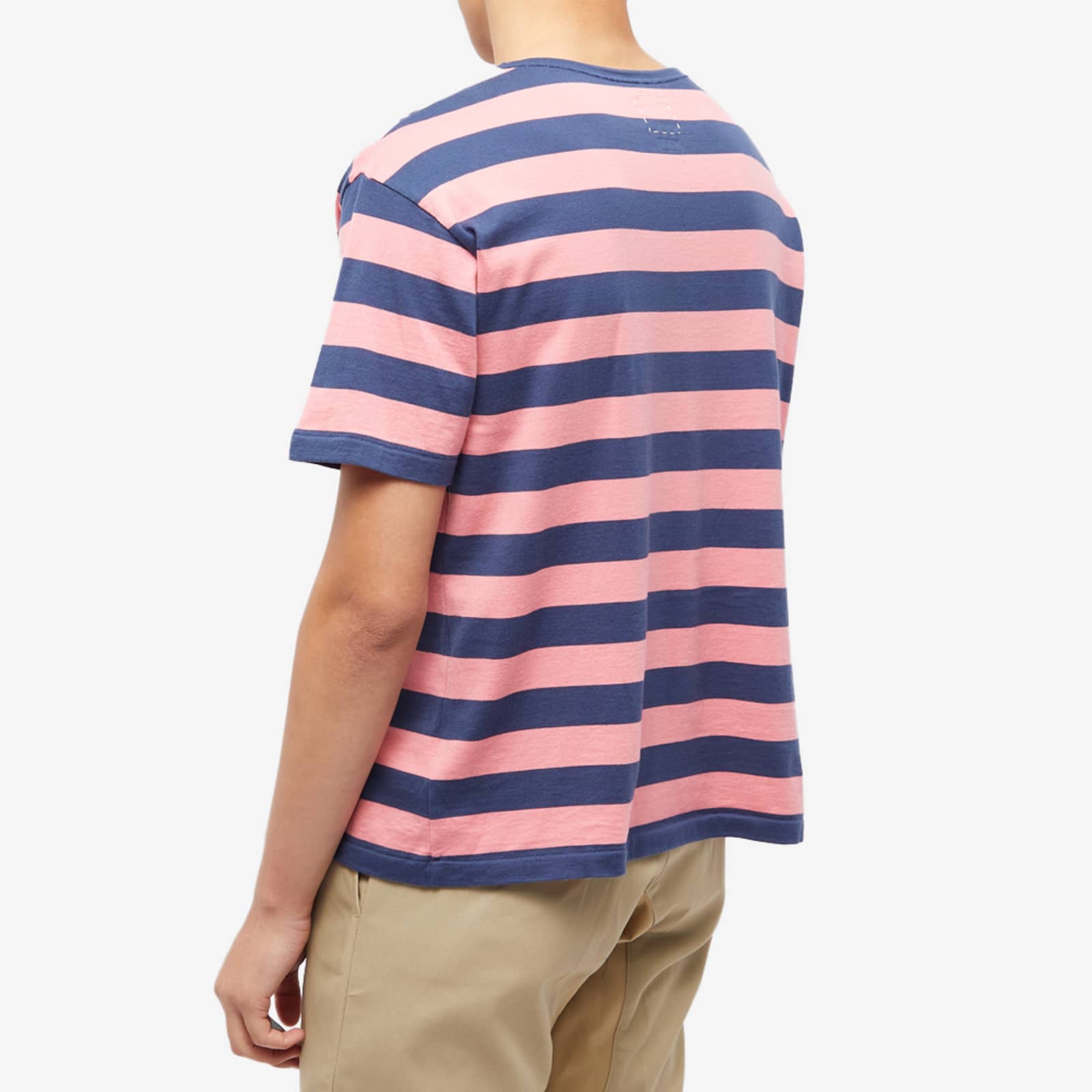 Visvim Border Striped T-Shirt - Purple