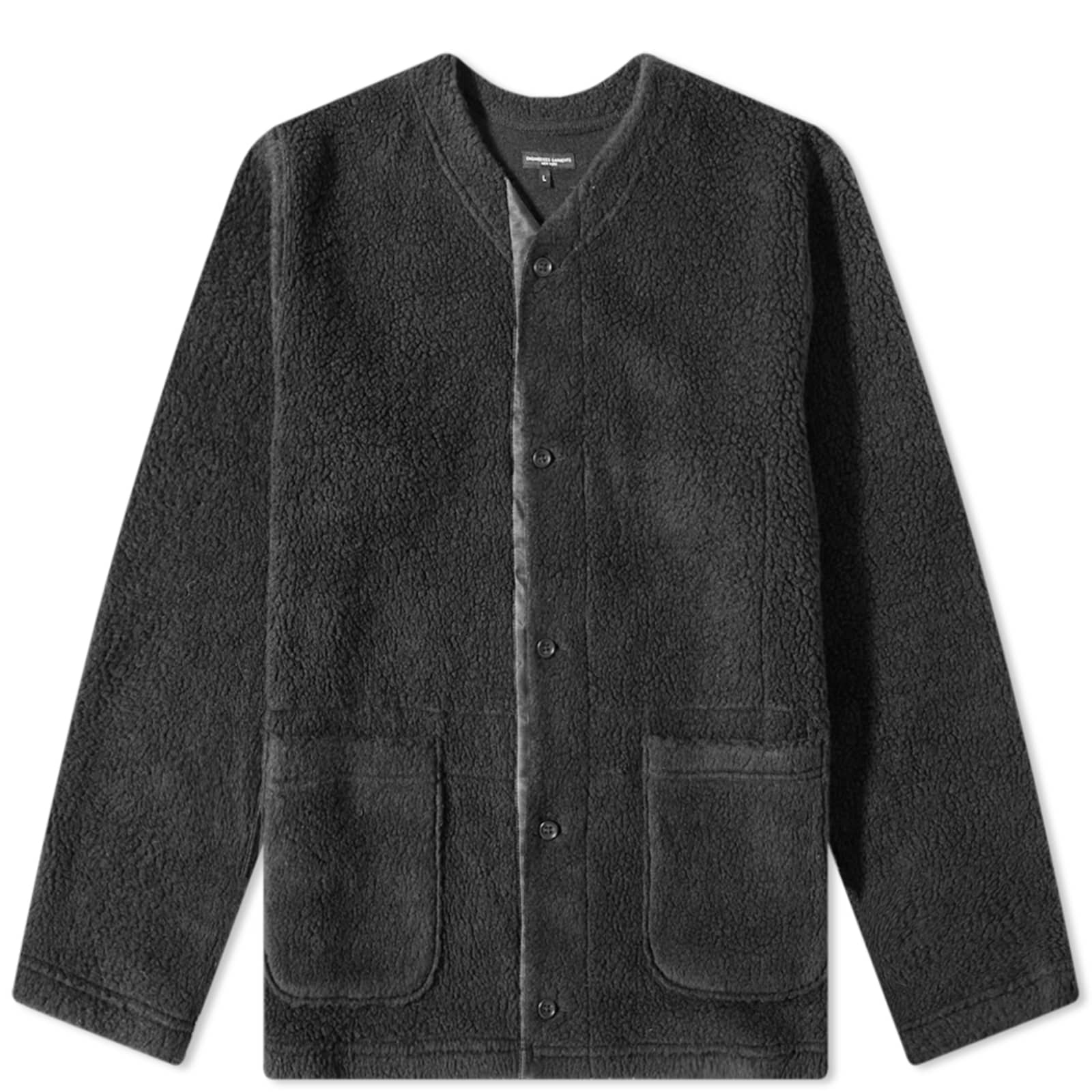 Engineered Garments Shaggy Wool Cardigan Charcoal END. (GB)