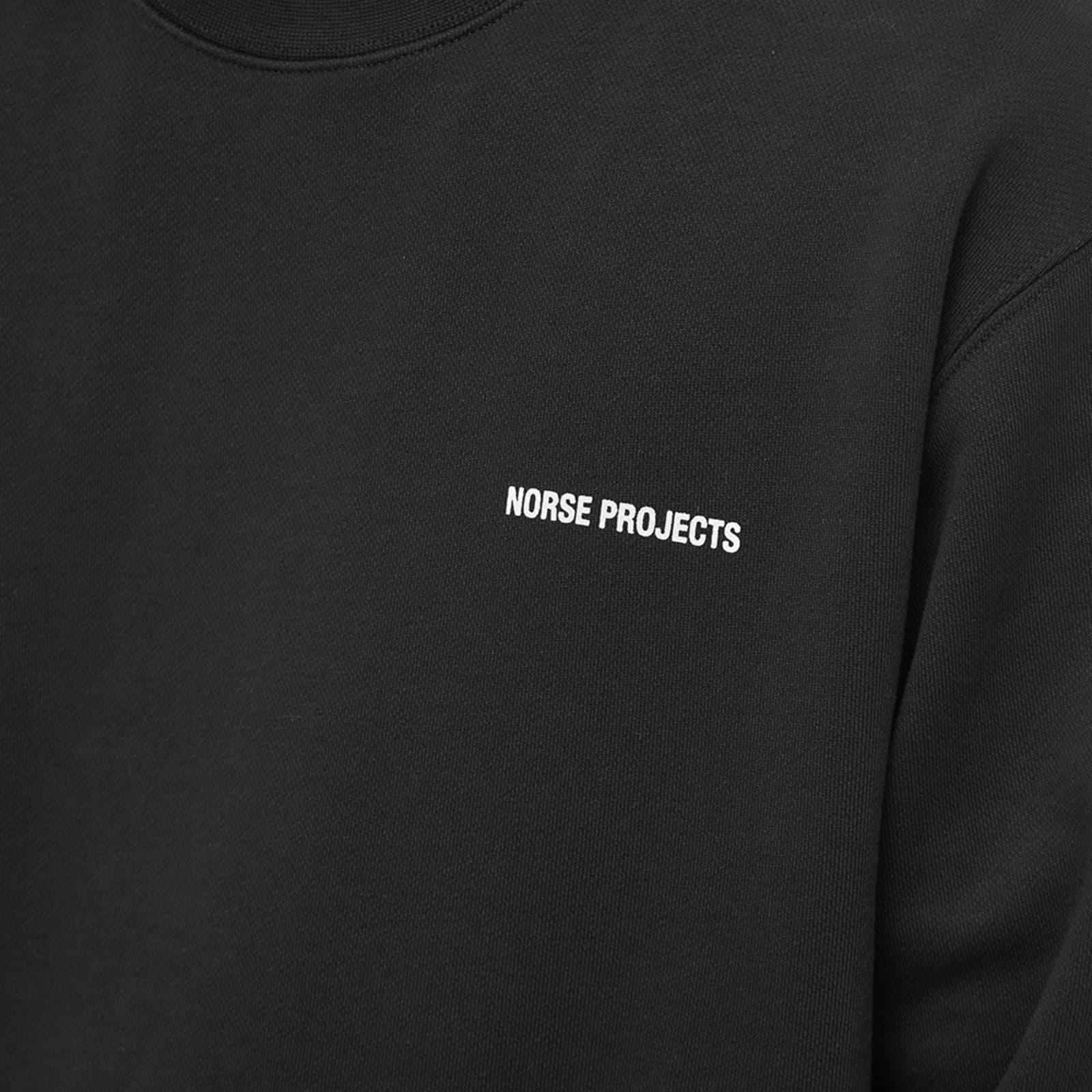 Norse Projects Arne Logo Crew Sweat Black END. (GB)