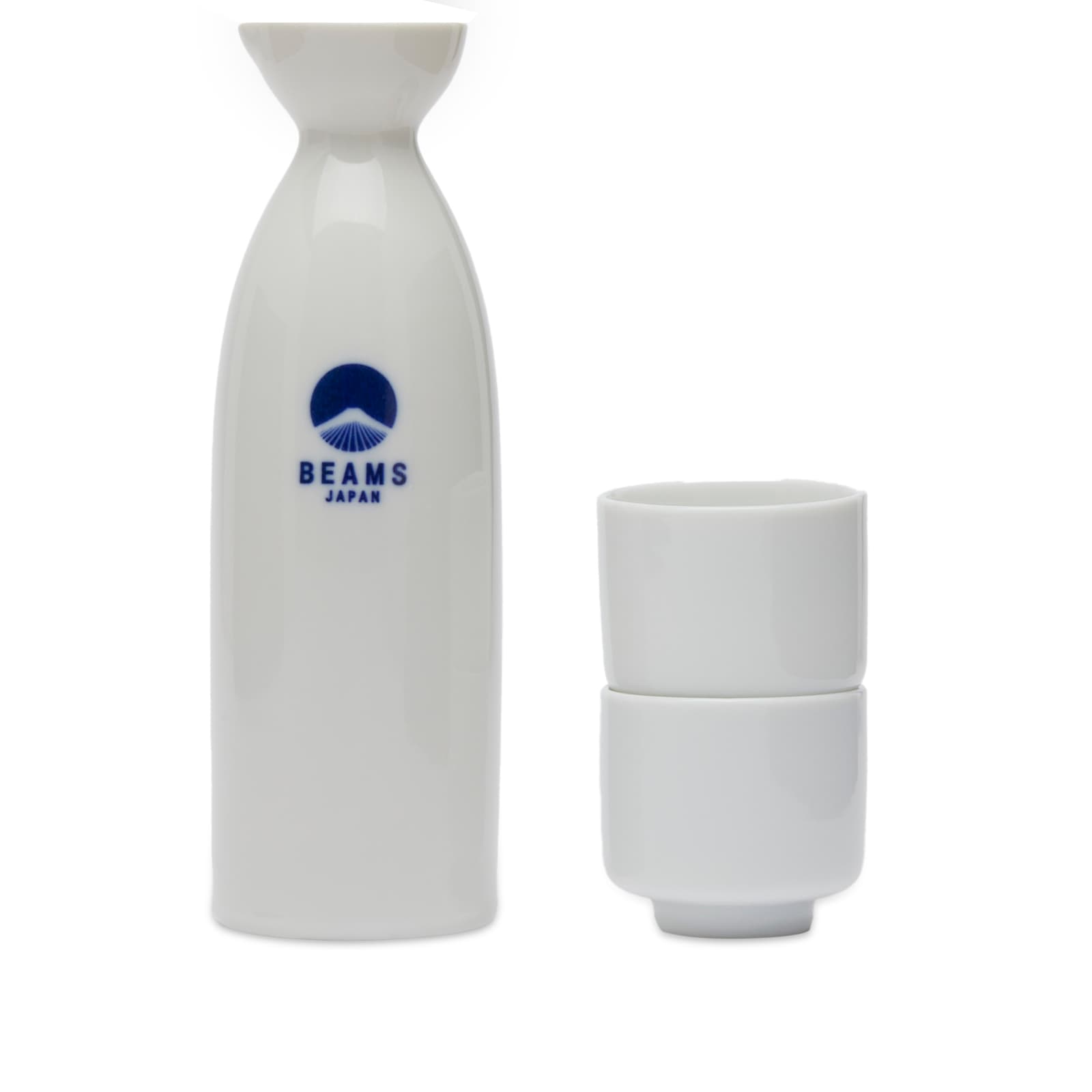 BEAMS JAPAN Sake Bottle & Cup Set White END. (US)