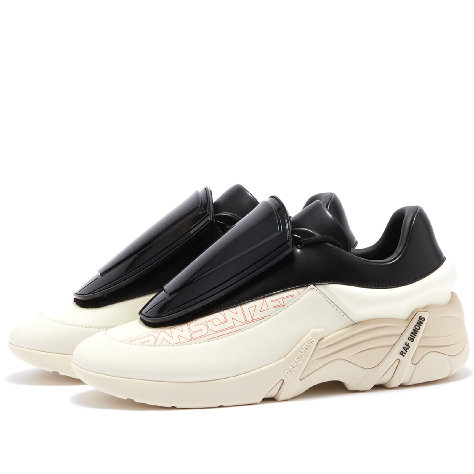 Raf Simons Antei Oversized Sneaker - Black, White & Cream