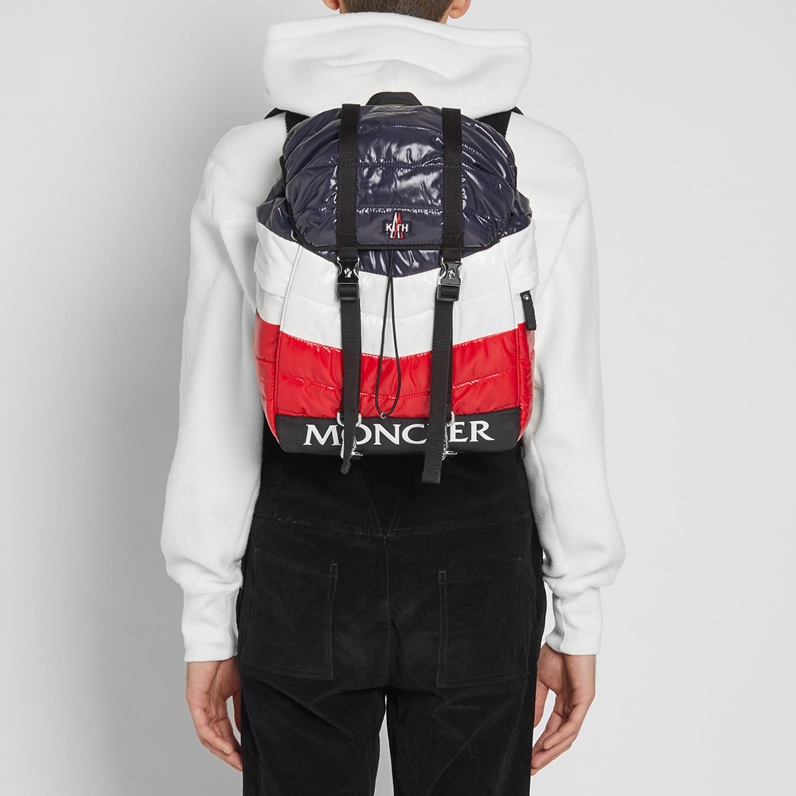 Moncler x Kith Backpack Blue, White & Red END. (UK)