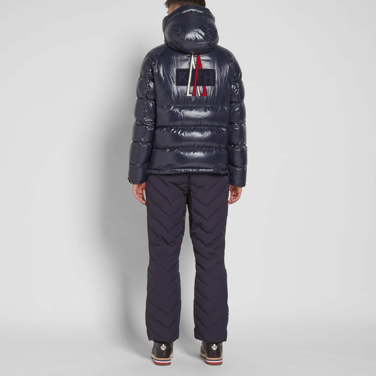 Moncler x Kith Lachat Hooded Jacket - Blue, White & Red