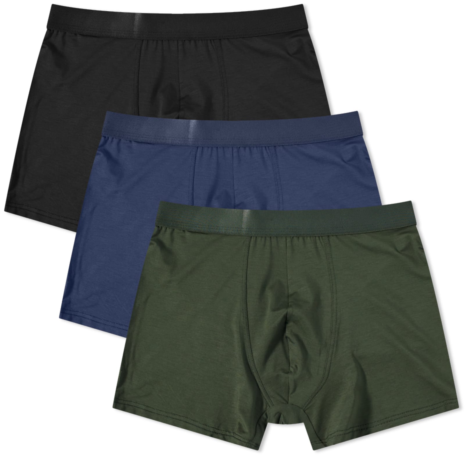 CDLP Boxer Brief - 3 Pack - Black, Army Green & Navy Blue