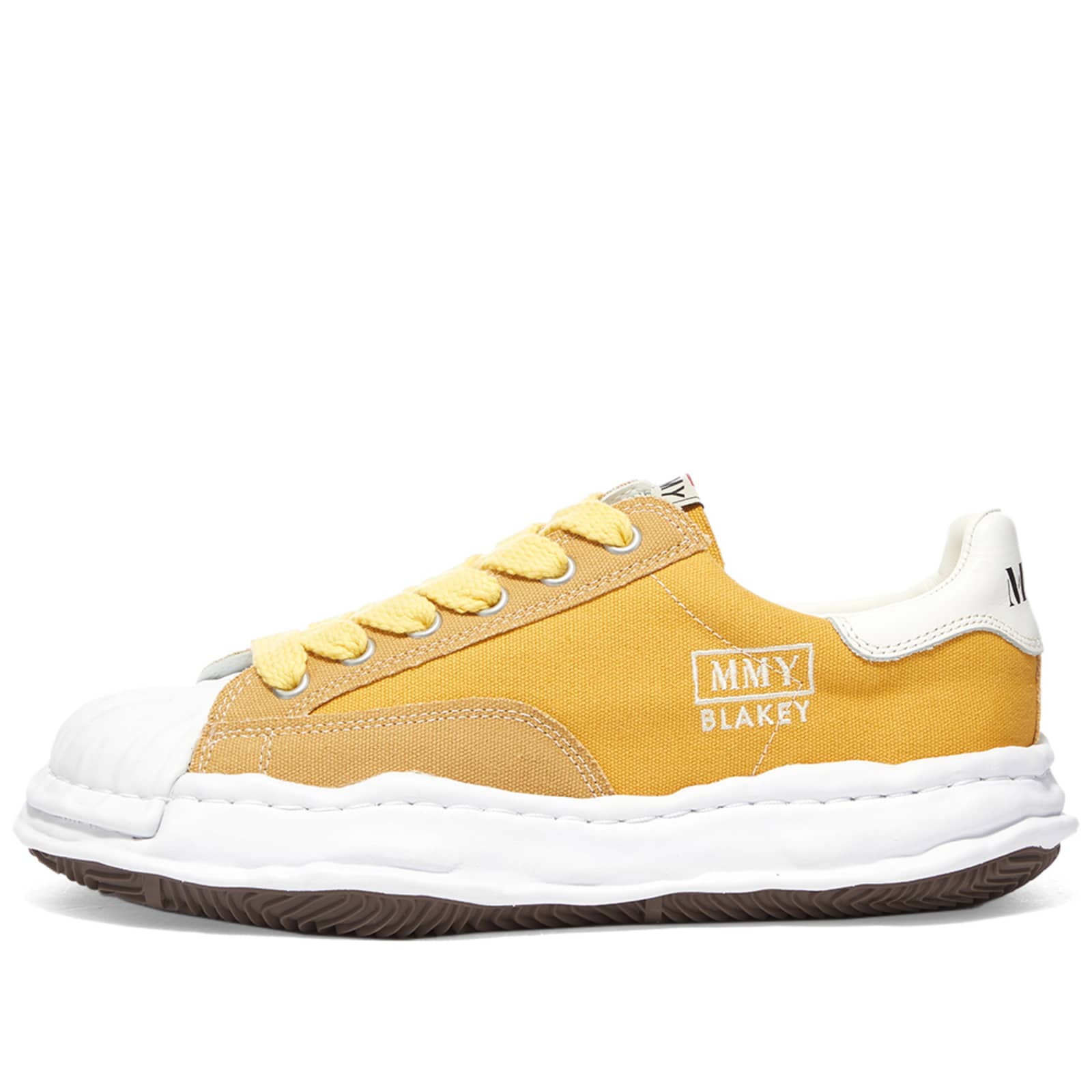 Maison MIHARA YASUHIRO Blakey Low Original Sole Canvas Sneaker - Yellow