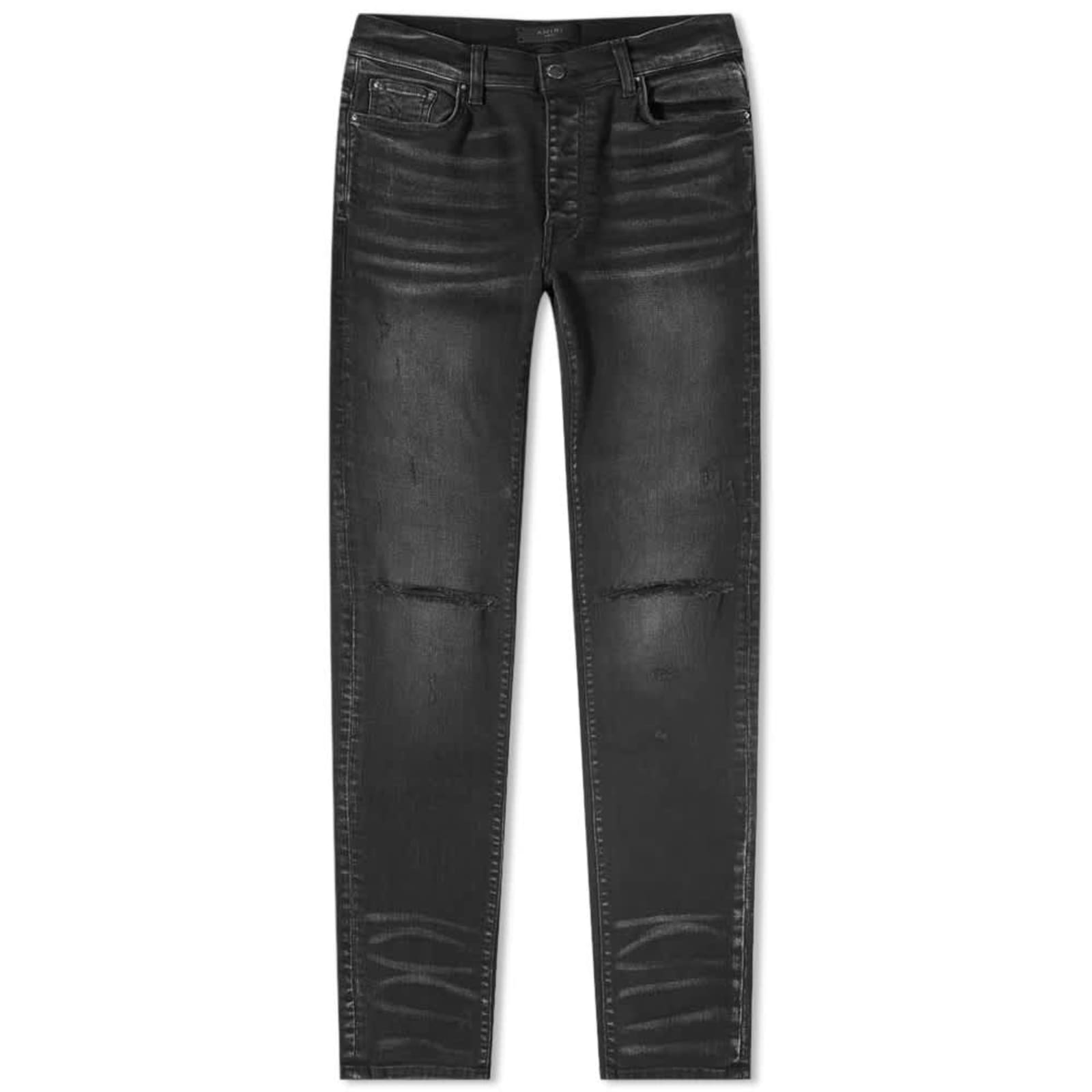 AMIRI Slash Jeans - Aged Black