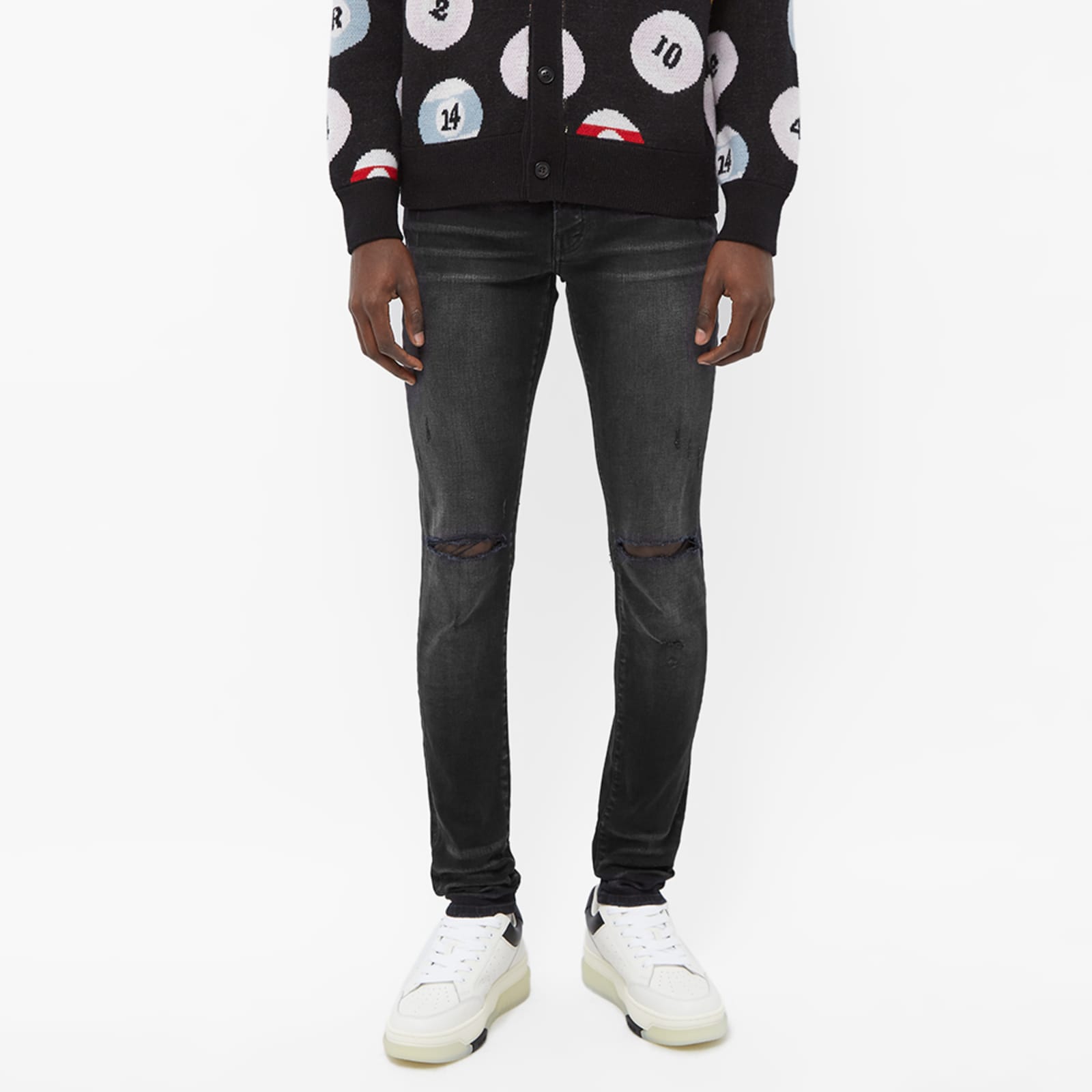 AMIRI Slash Jeans Aged Black END amiri-slash-jeans-aged-black-end