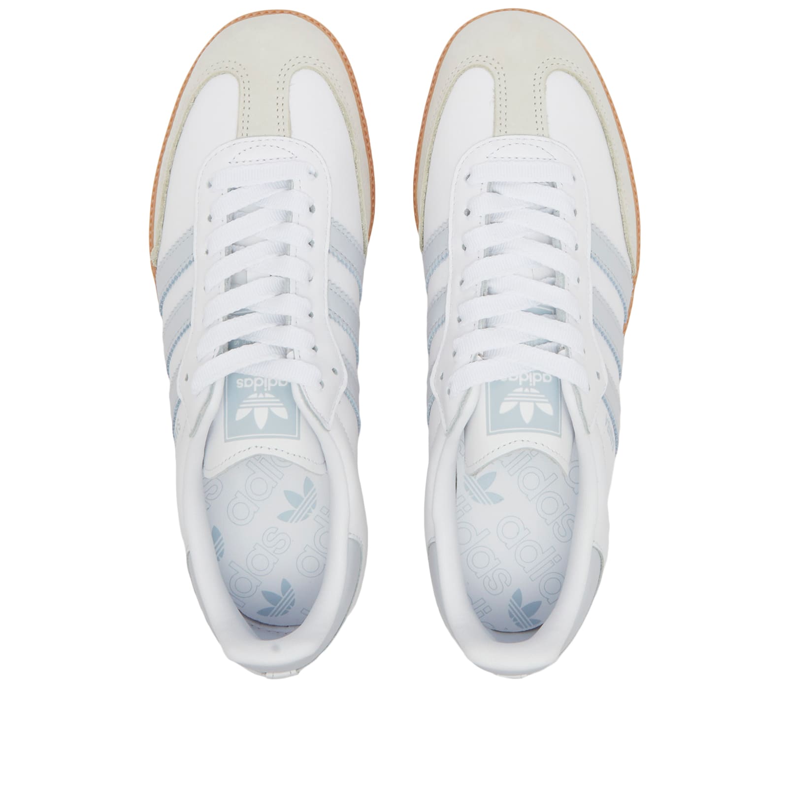 Adidas Samba OG Ftwr White, Halo Blue & Off White | END.