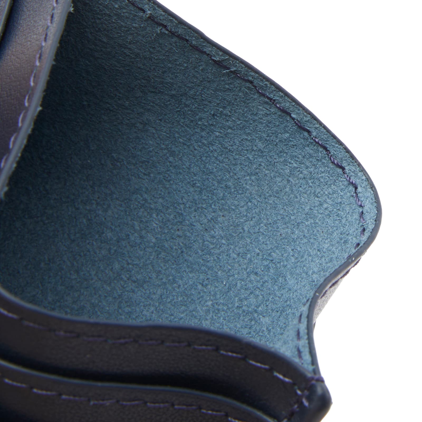 Dime Quilted Leather Cardholder Dark Blue END.