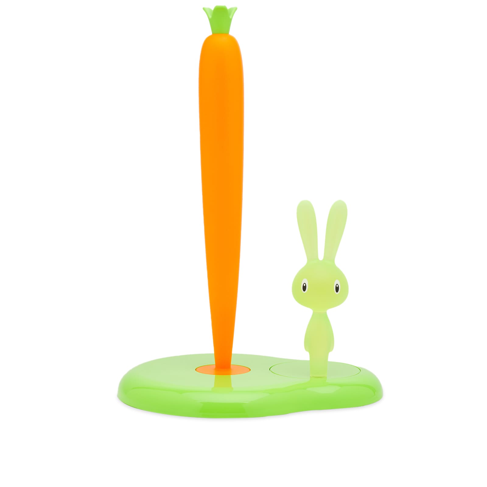 Alessi Bunny & Carrot Kitchen Roll Holder Green END.