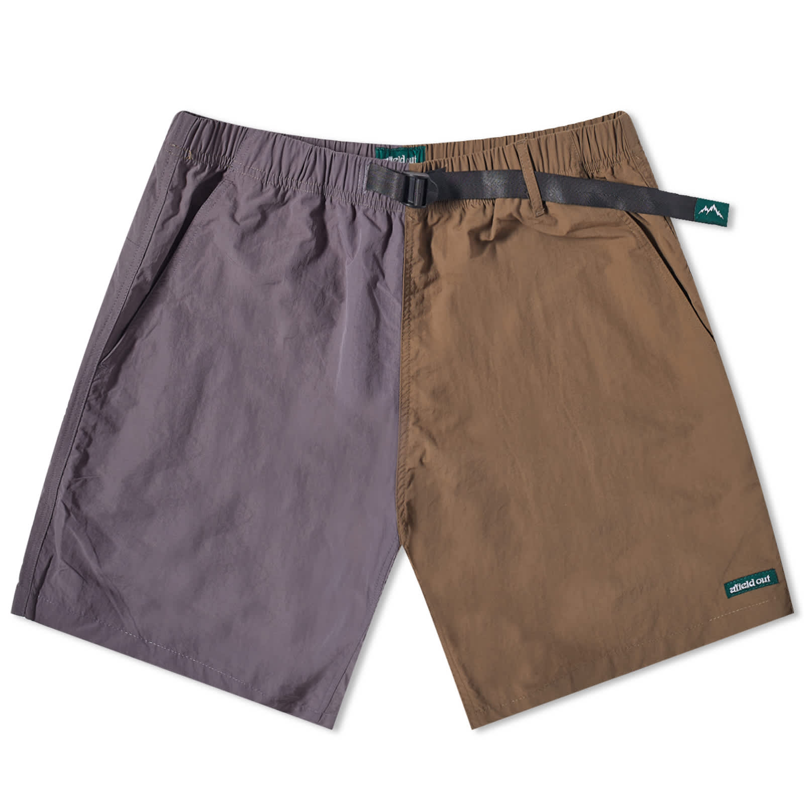 Afield Out Duo Tone Sierra Climbing Shorts Brown & Grey END.