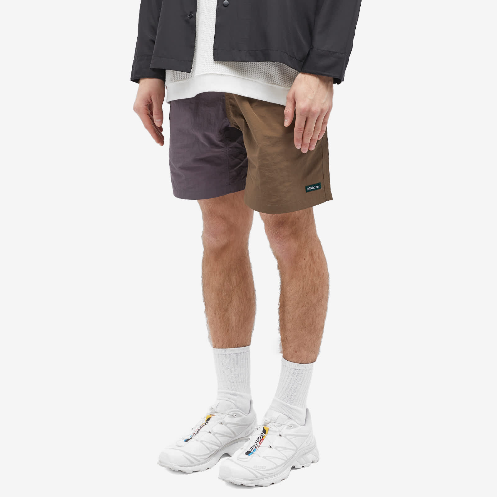 Afield Out Duo Tone Sierra Climbing Shorts Brown & Grey END.